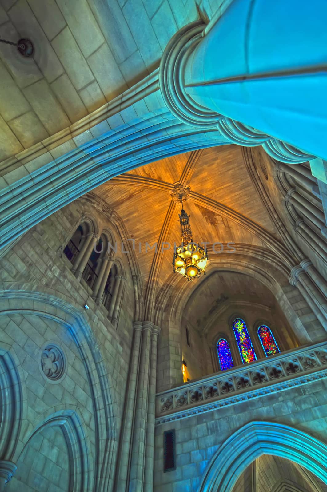 interior of a national cathedral gothic classic architecture