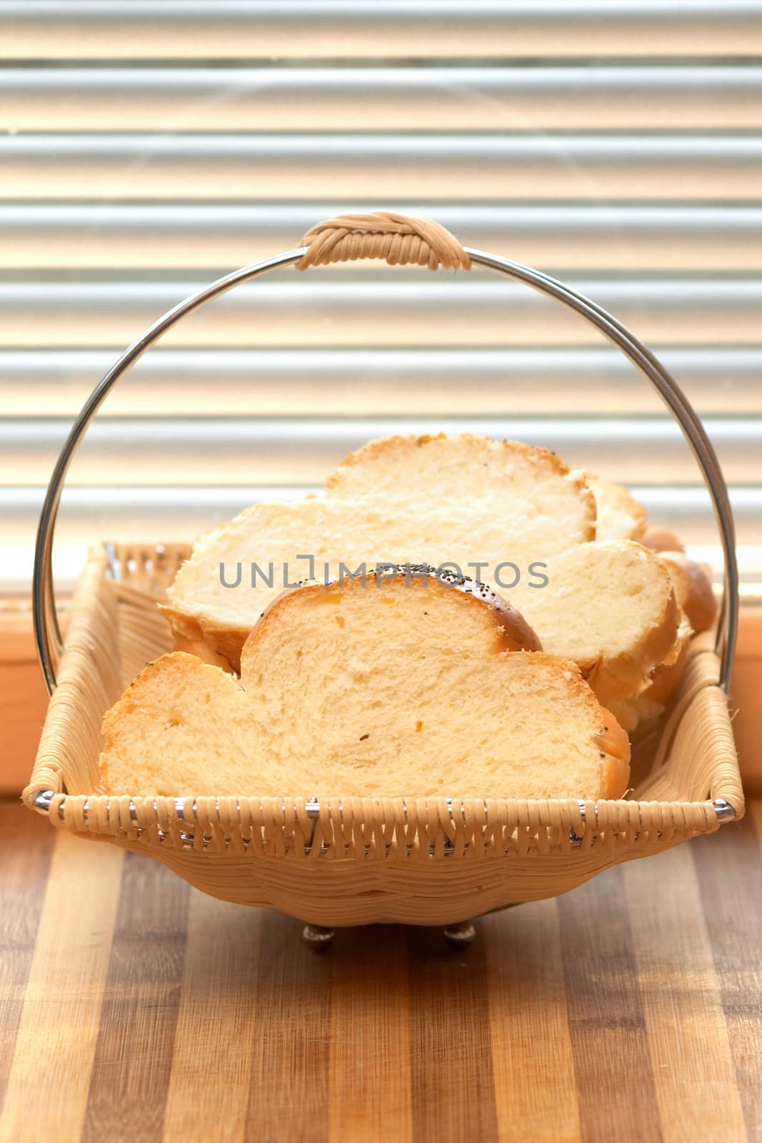 An image of bread in tray