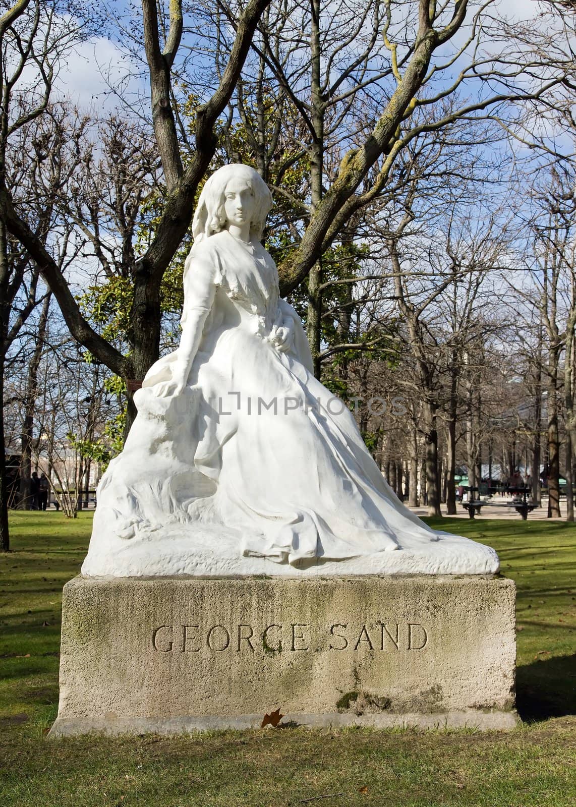 statue of George Sand by neko92vl