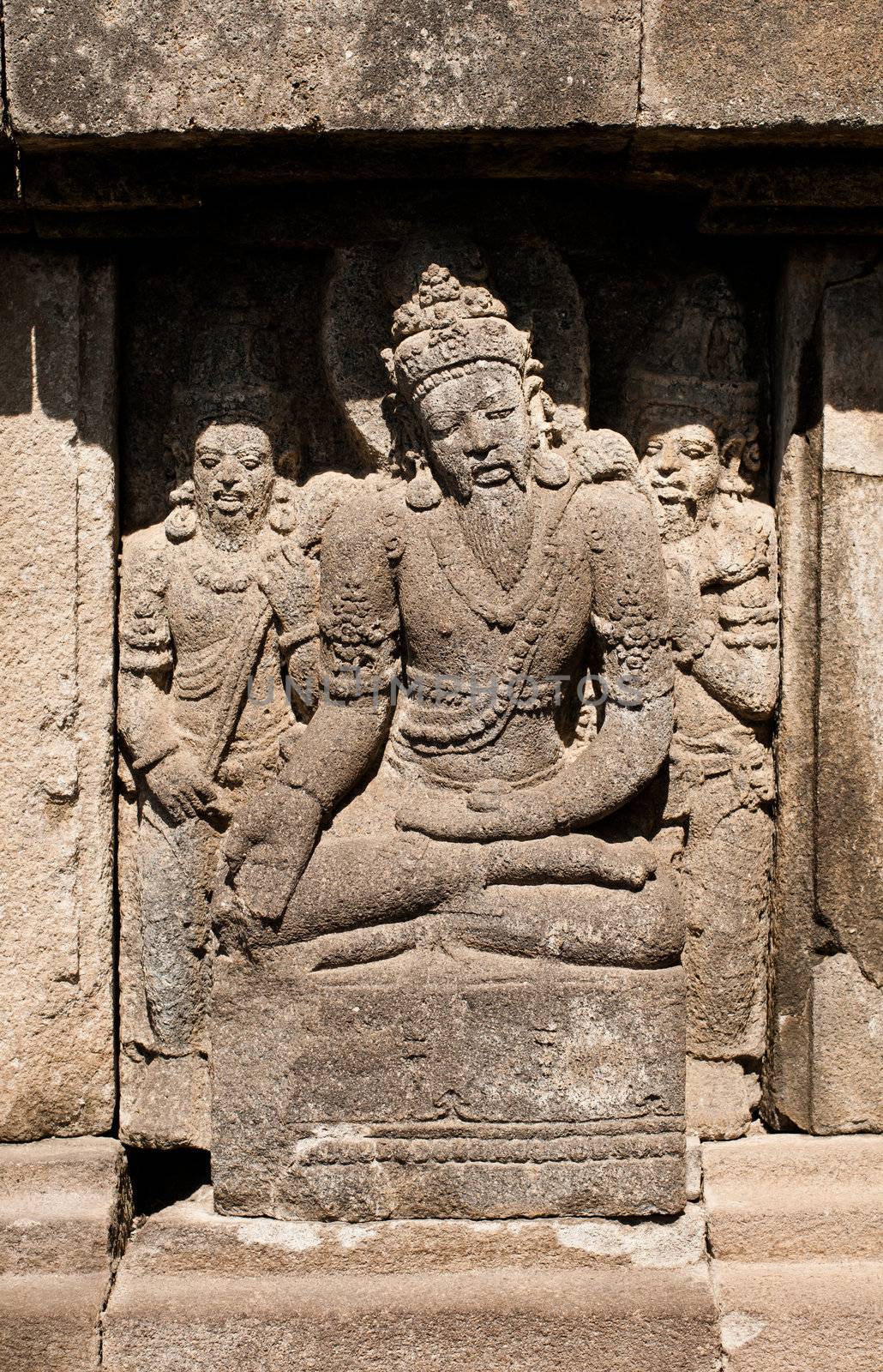 Bas-reliefs of Prambanan temple, Indonesia, Java, Yogyakarta