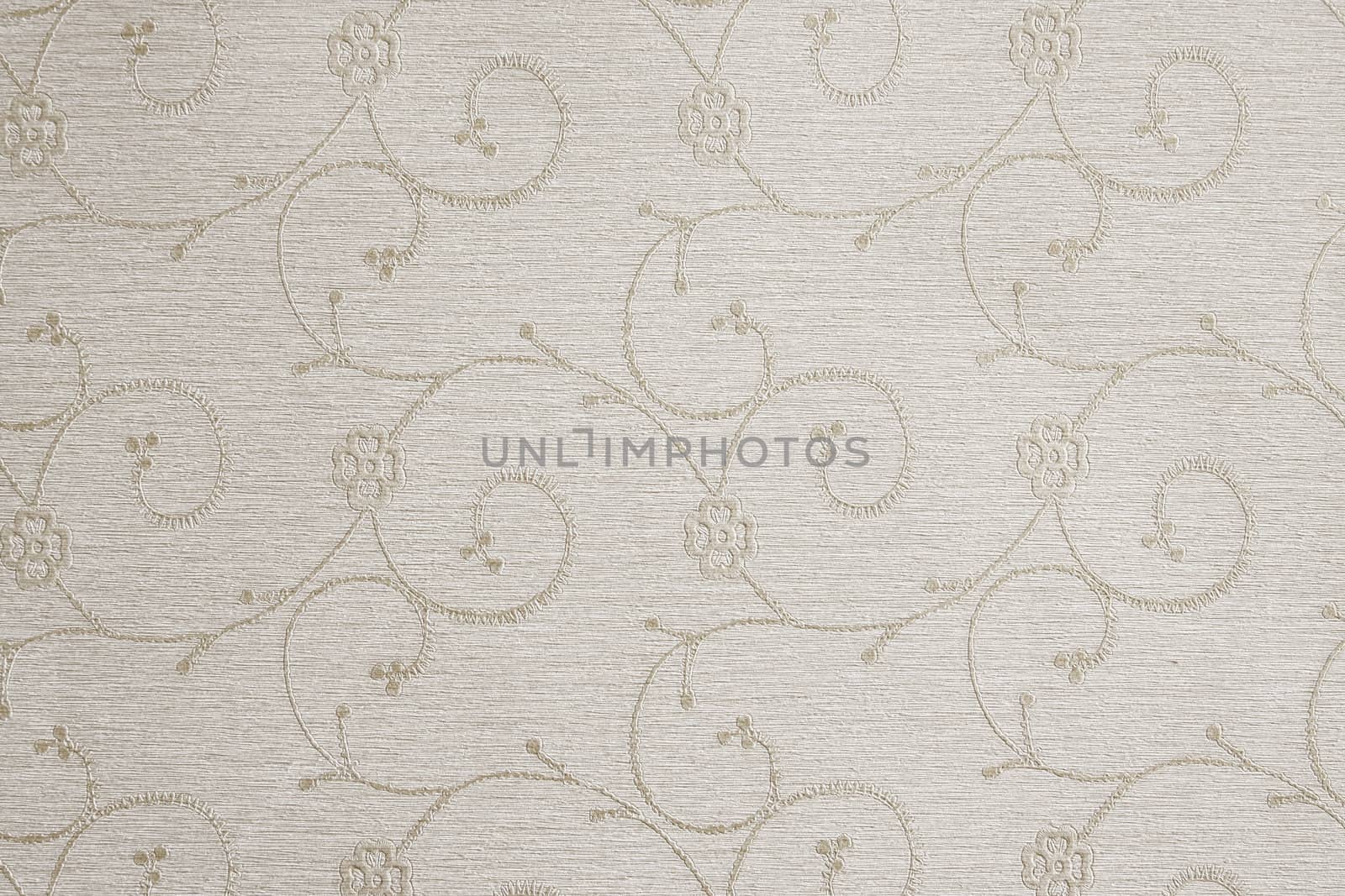 Abstract background with flowers in grey