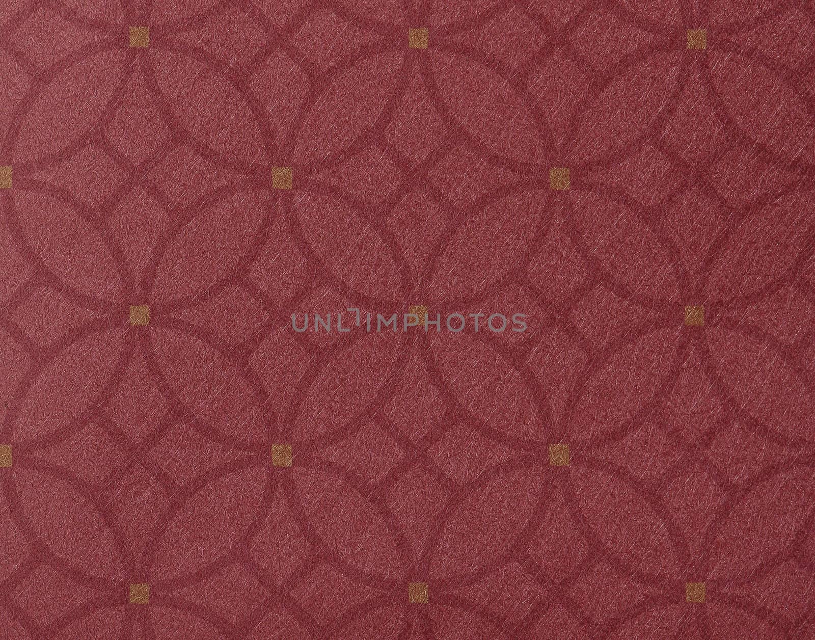 Abstract background with circle in red and gold