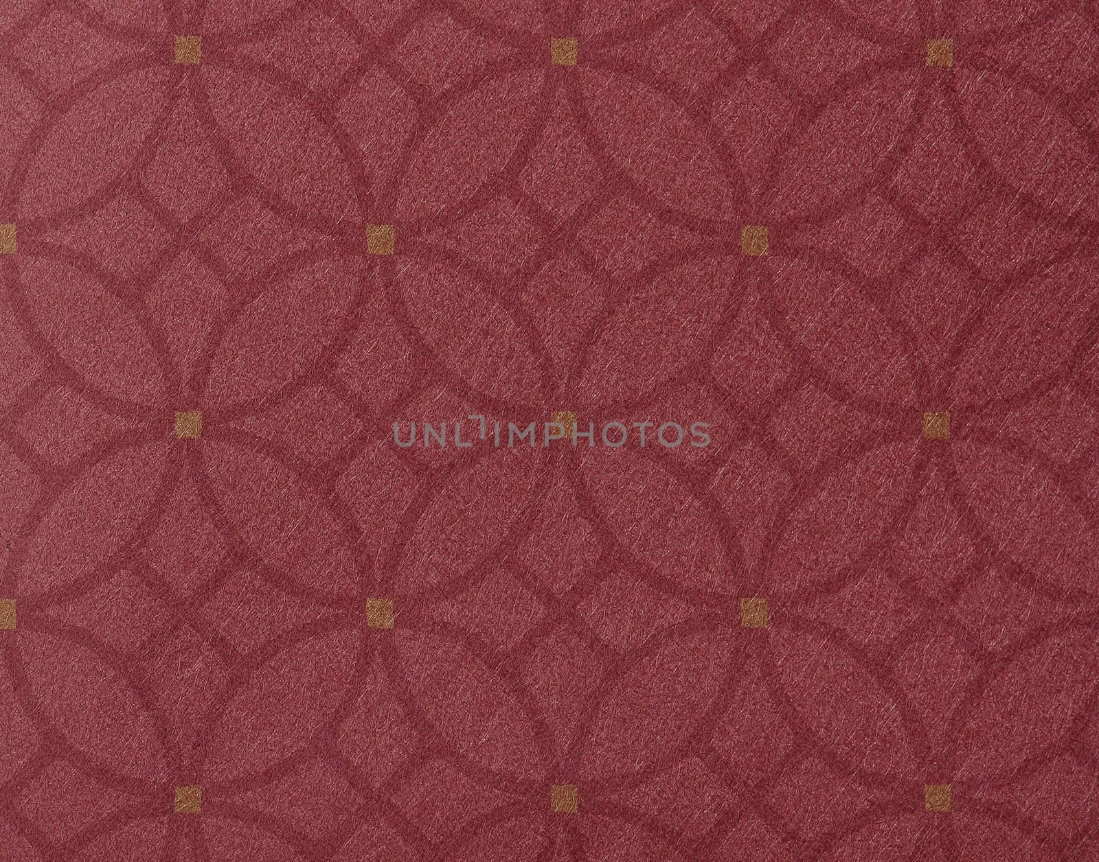 Abstract background with circle in red and gold