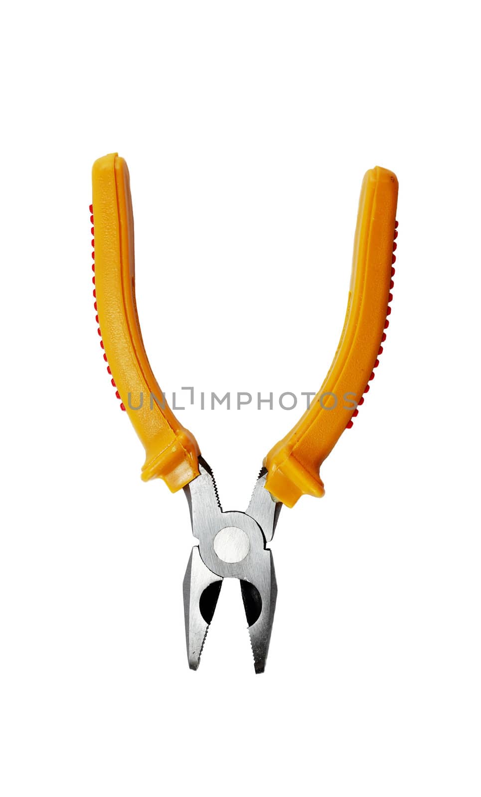 Pliers in white background.