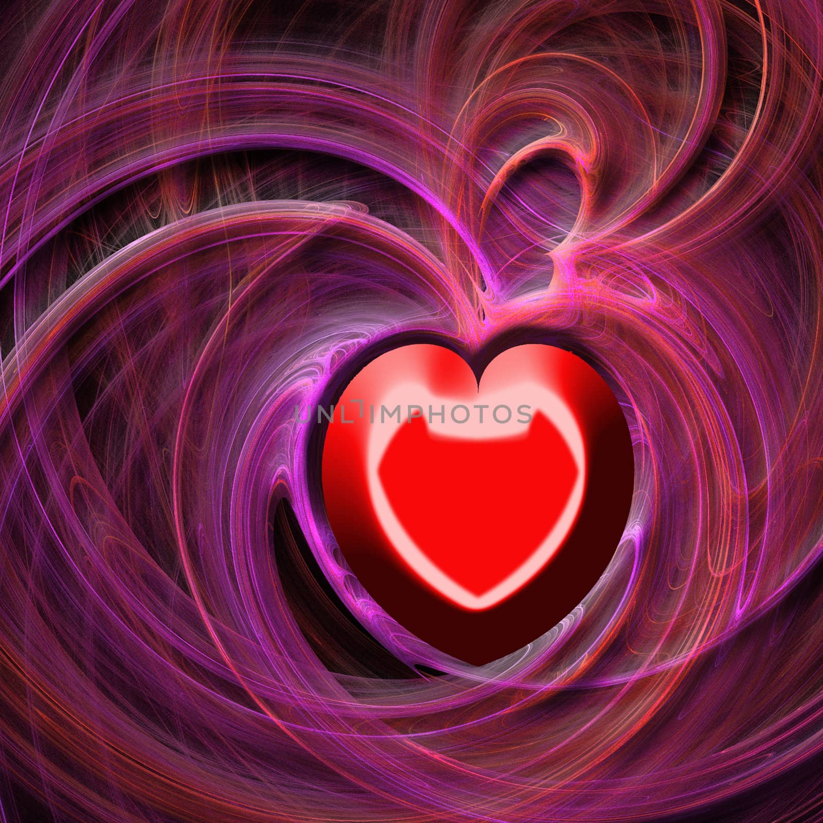 fraktal heart by aziatik13