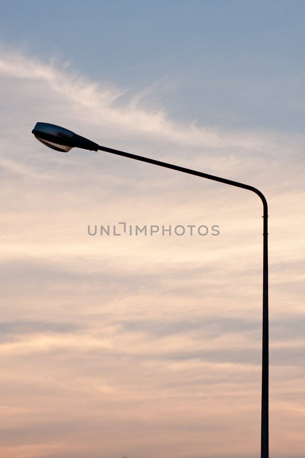 Light poles and public lighting. The illumination and guidance.
