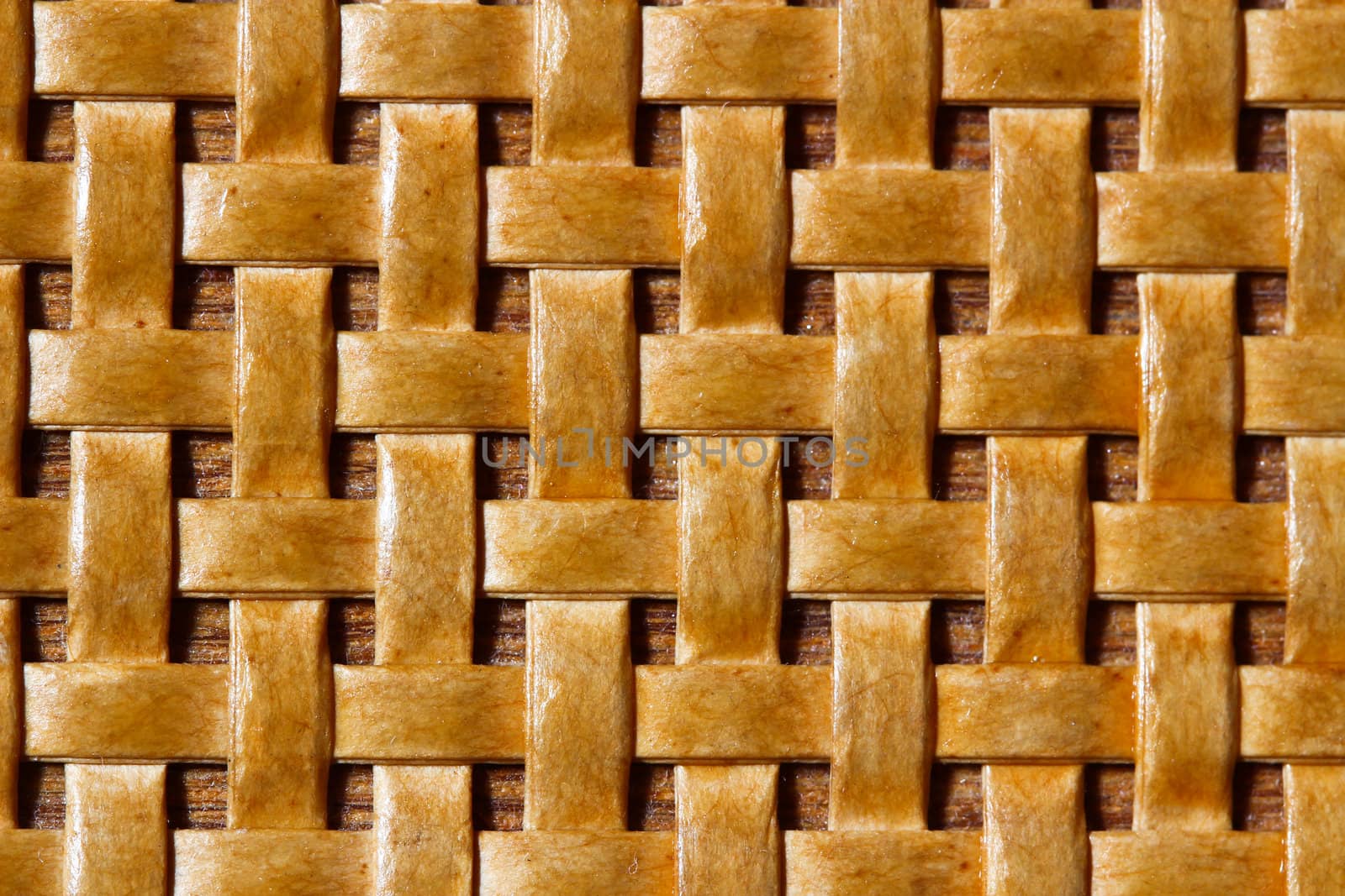 close - up of a wicker  pattern