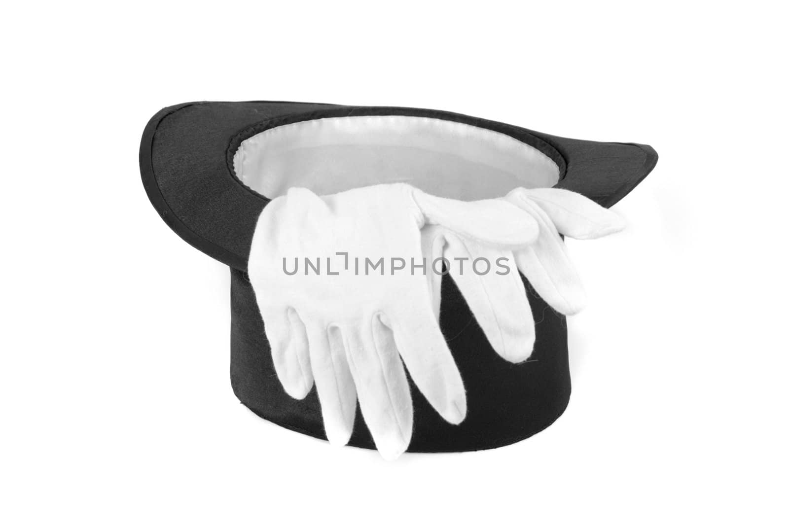 Black magic hat and gloves by rusak