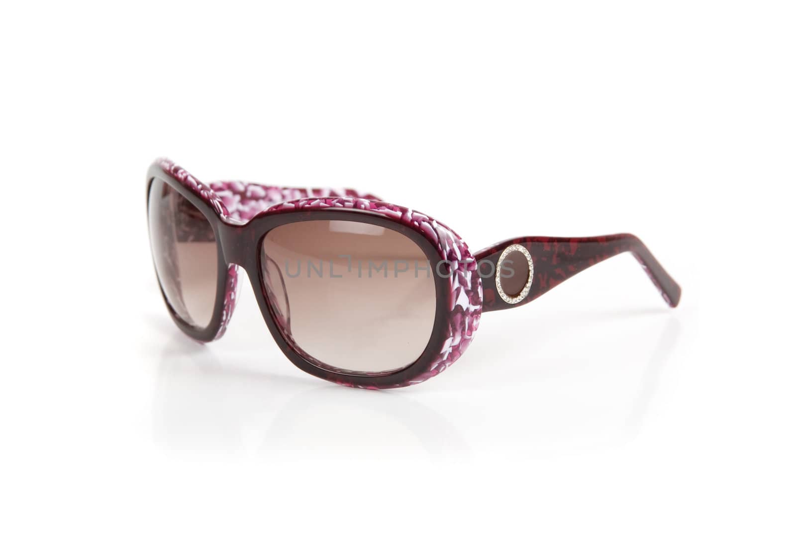 Fashion sunglasses isolated on a white