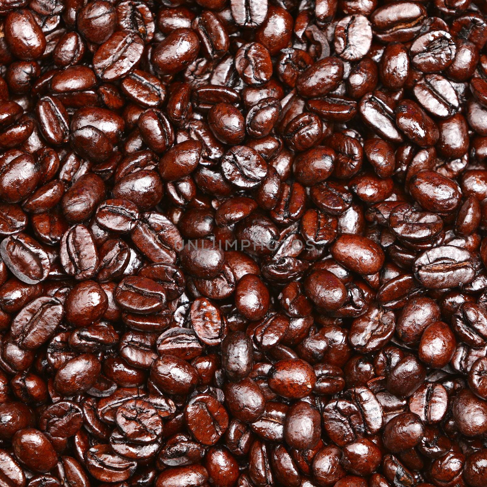 Coffee beans background by Maridav