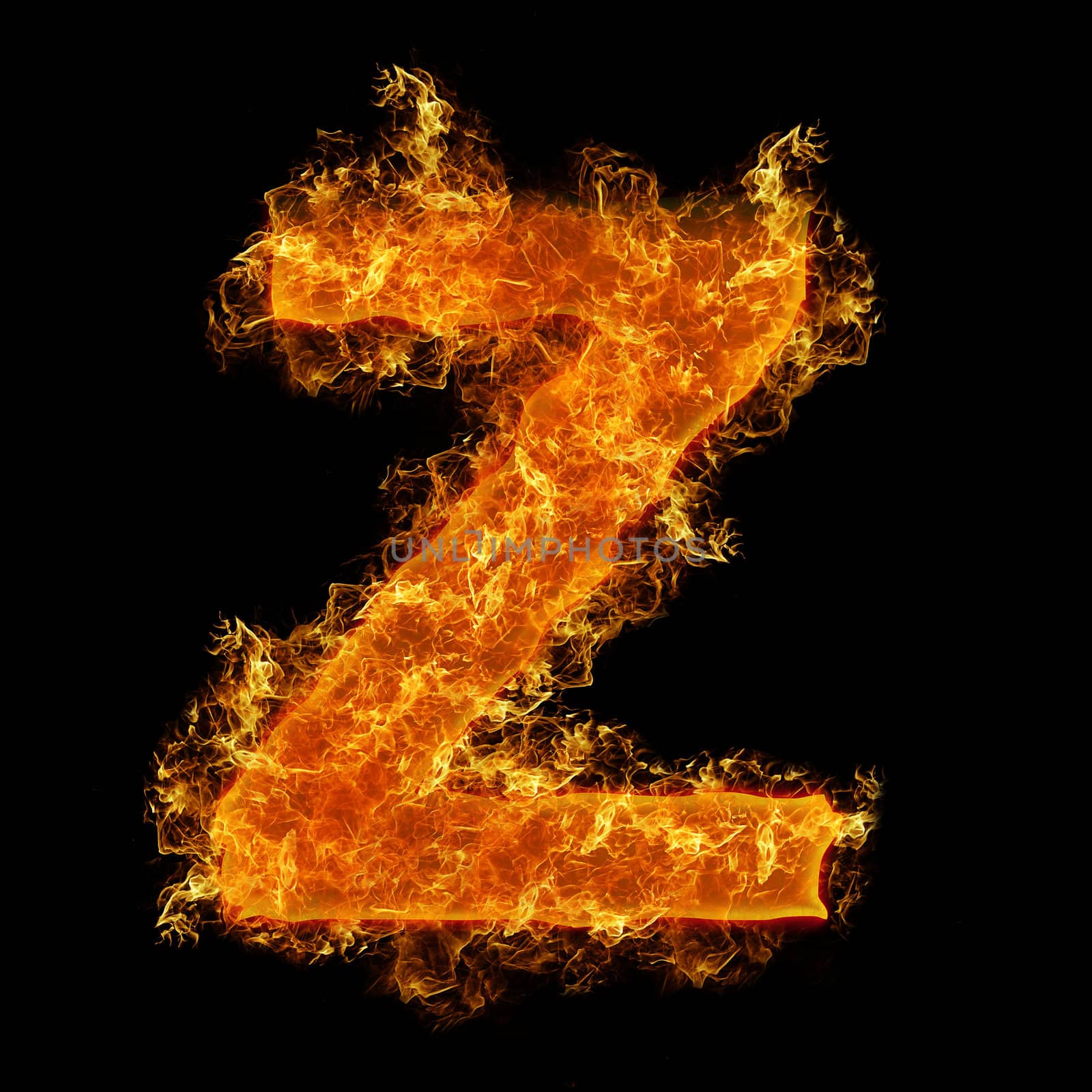 Fire letter Z by rusak