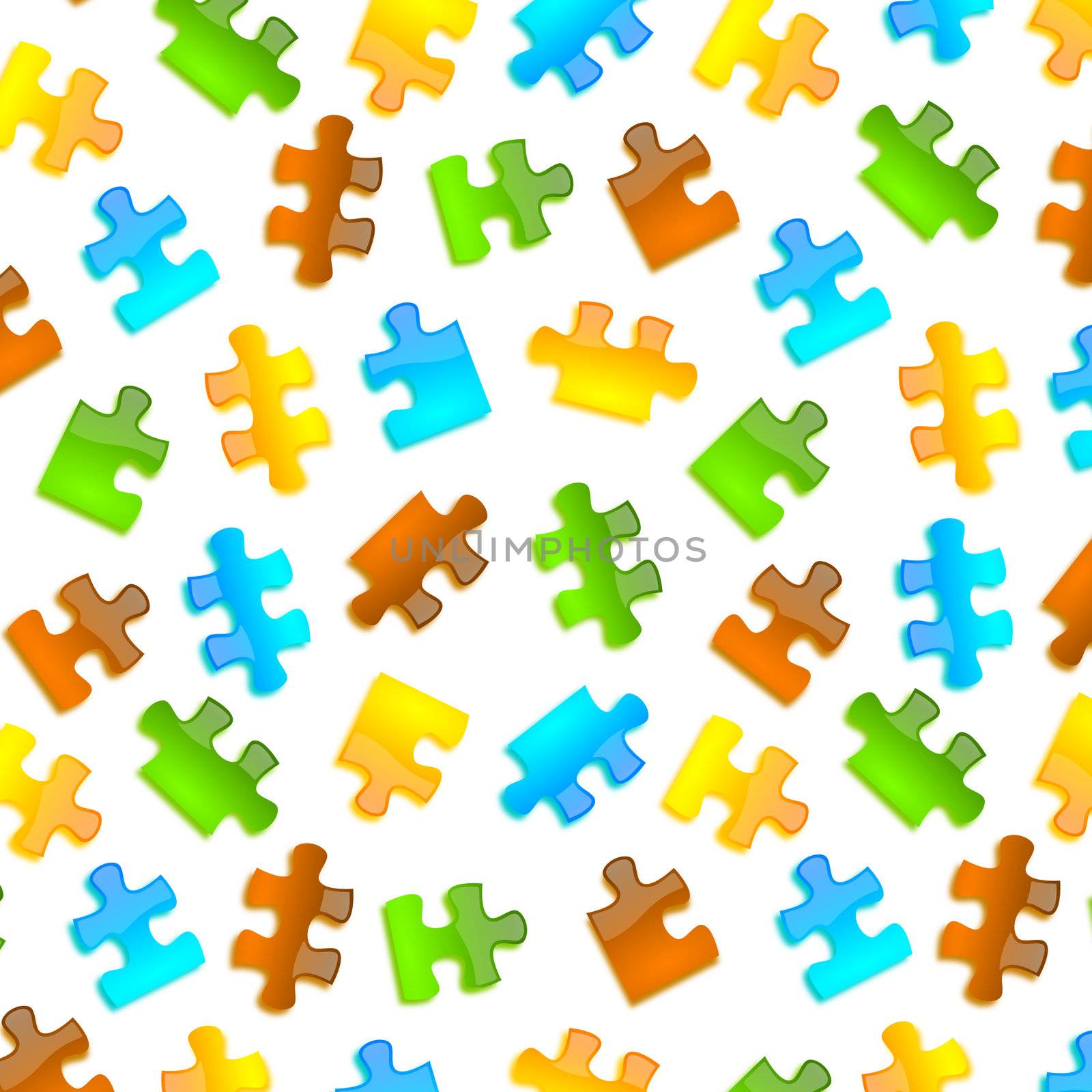 colored puzzle background glossy style by make