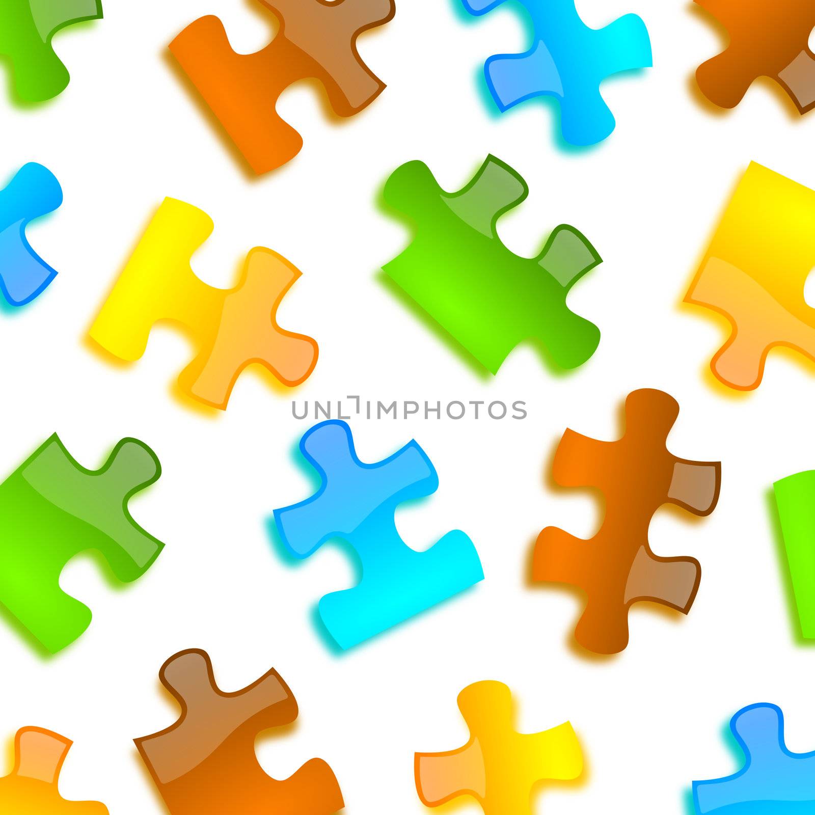 colored puzzle background glossy style by make