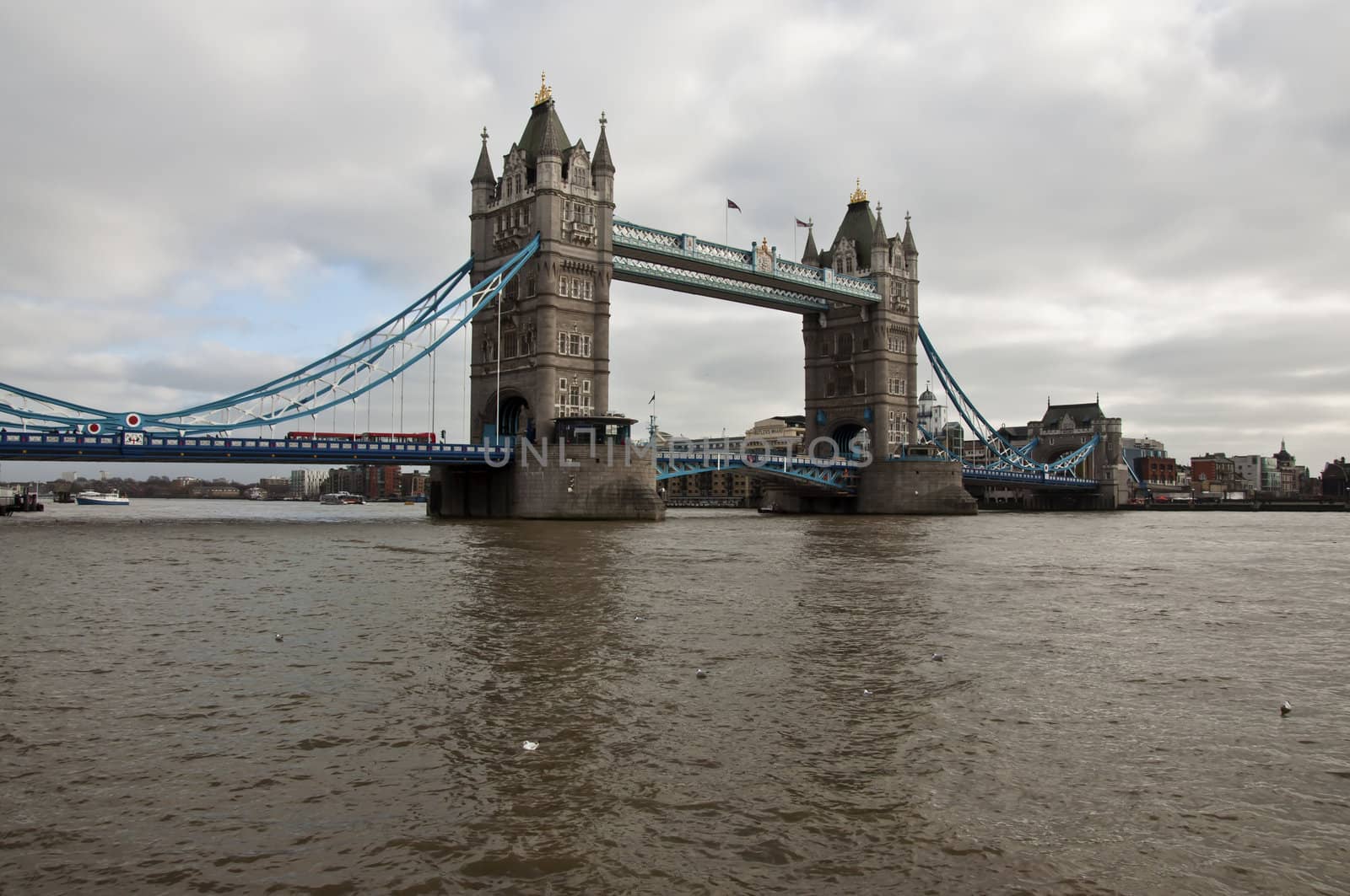 view of the Thames and the London Bridge