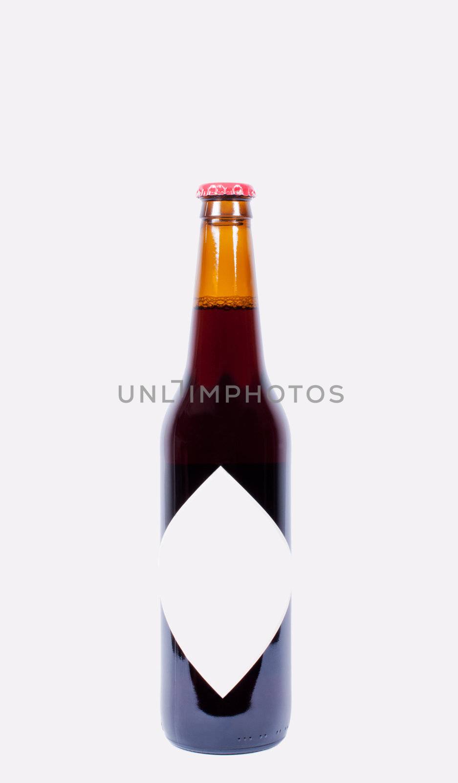 Bottle of beer isolated by Nanisimova