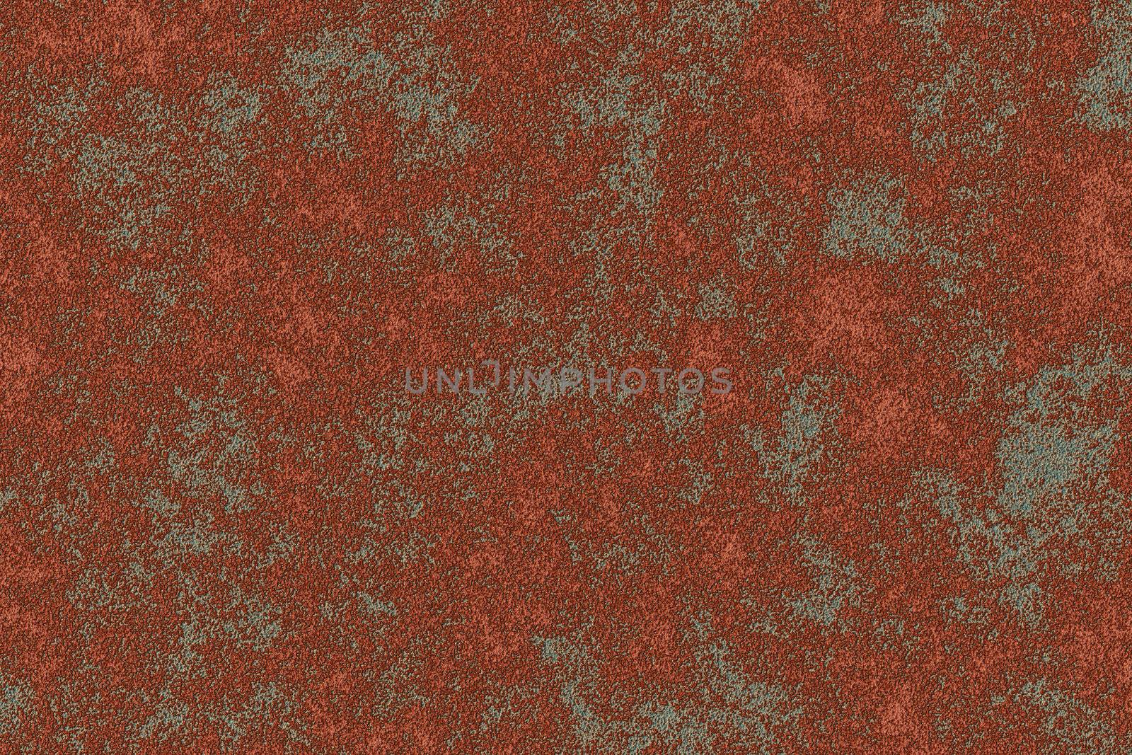 Red rust on metall background