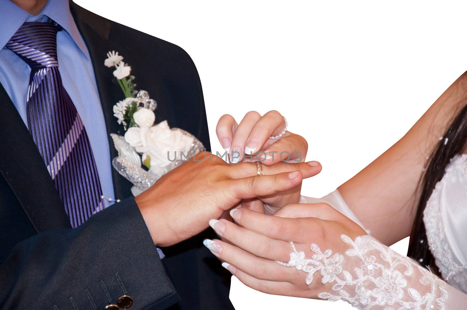 Wedding ring exchange by Nanisimova
