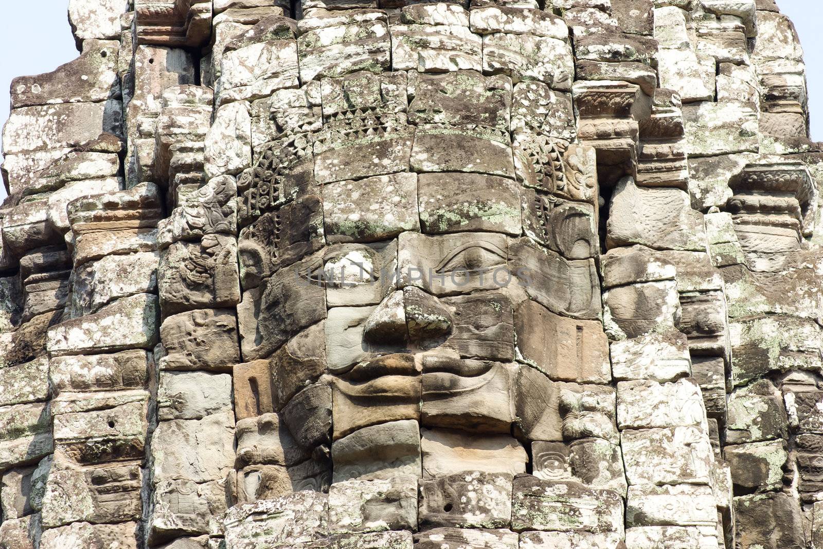 Bayon Temple, Angkor Thom in Cambodia