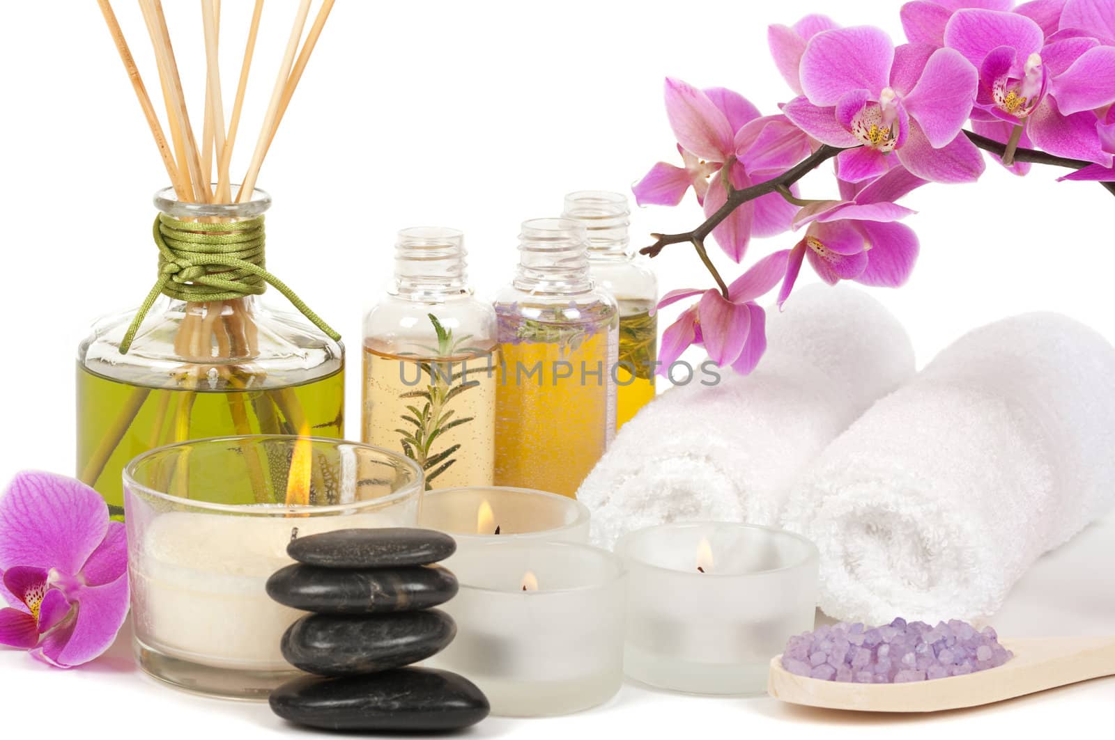 Spa treatment and aromatherapy
