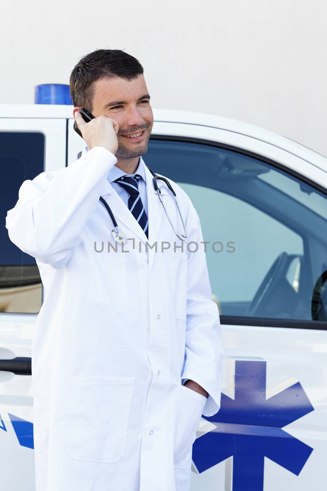 doctor and phone