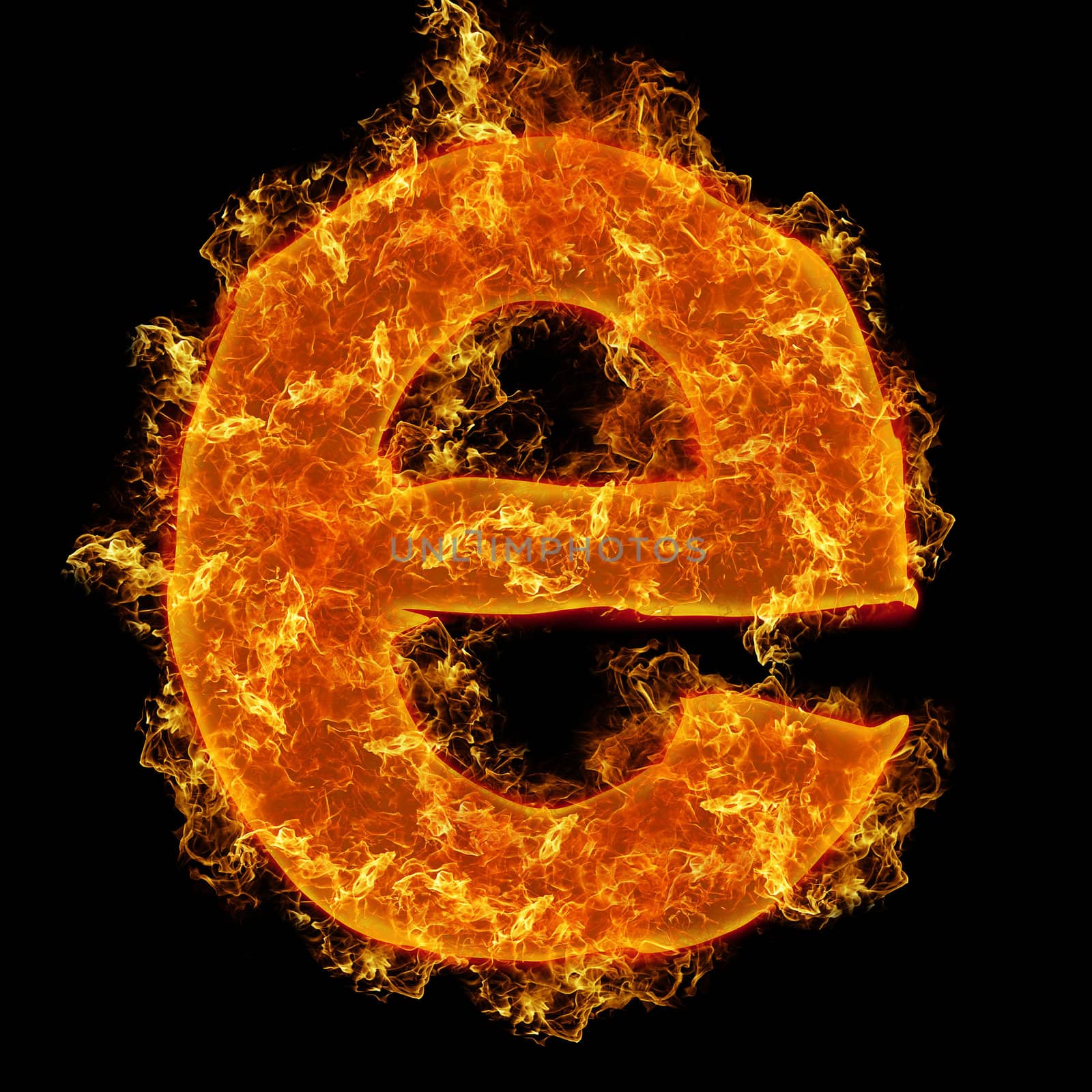Fire small letter E by rusak