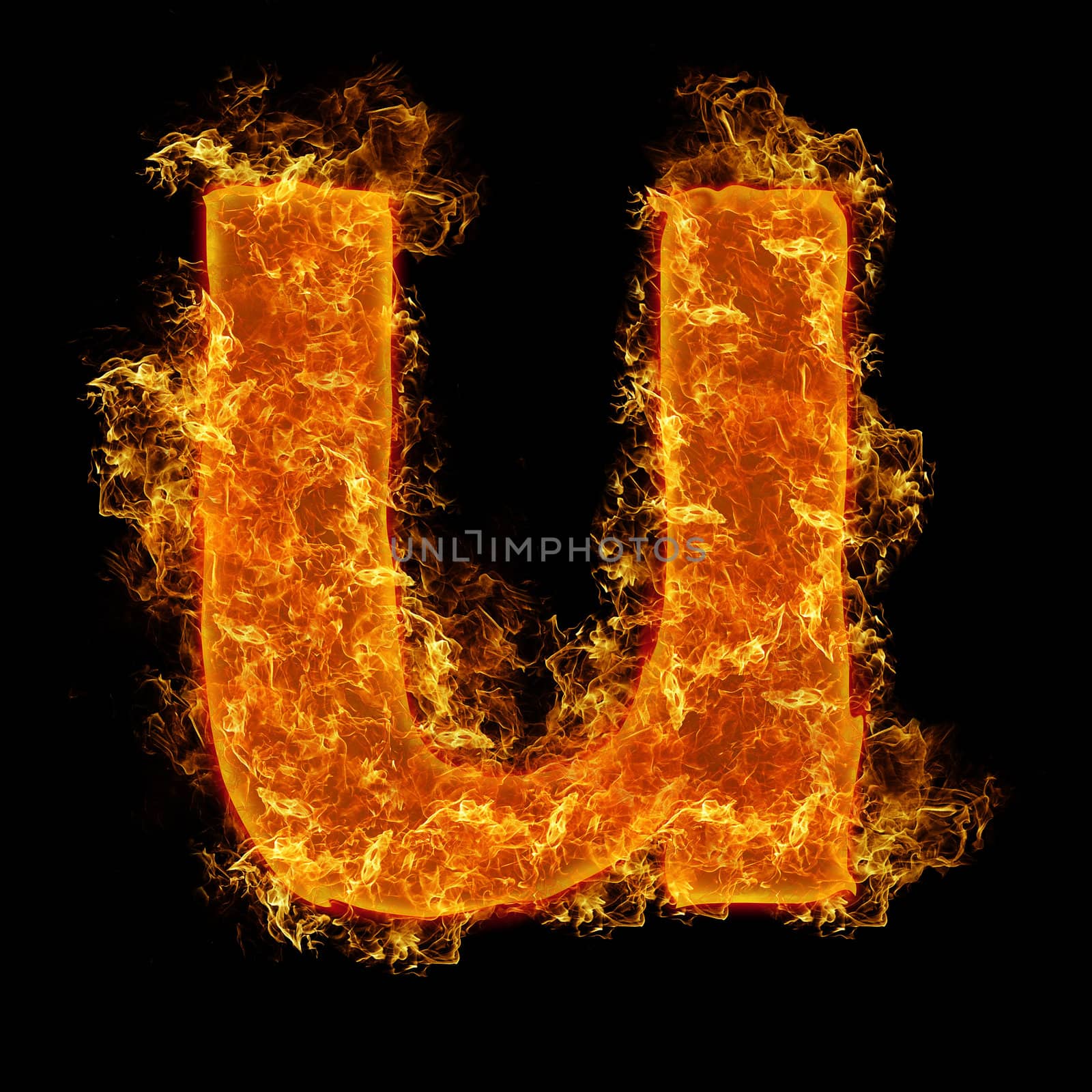 Fire small letter U by rusak