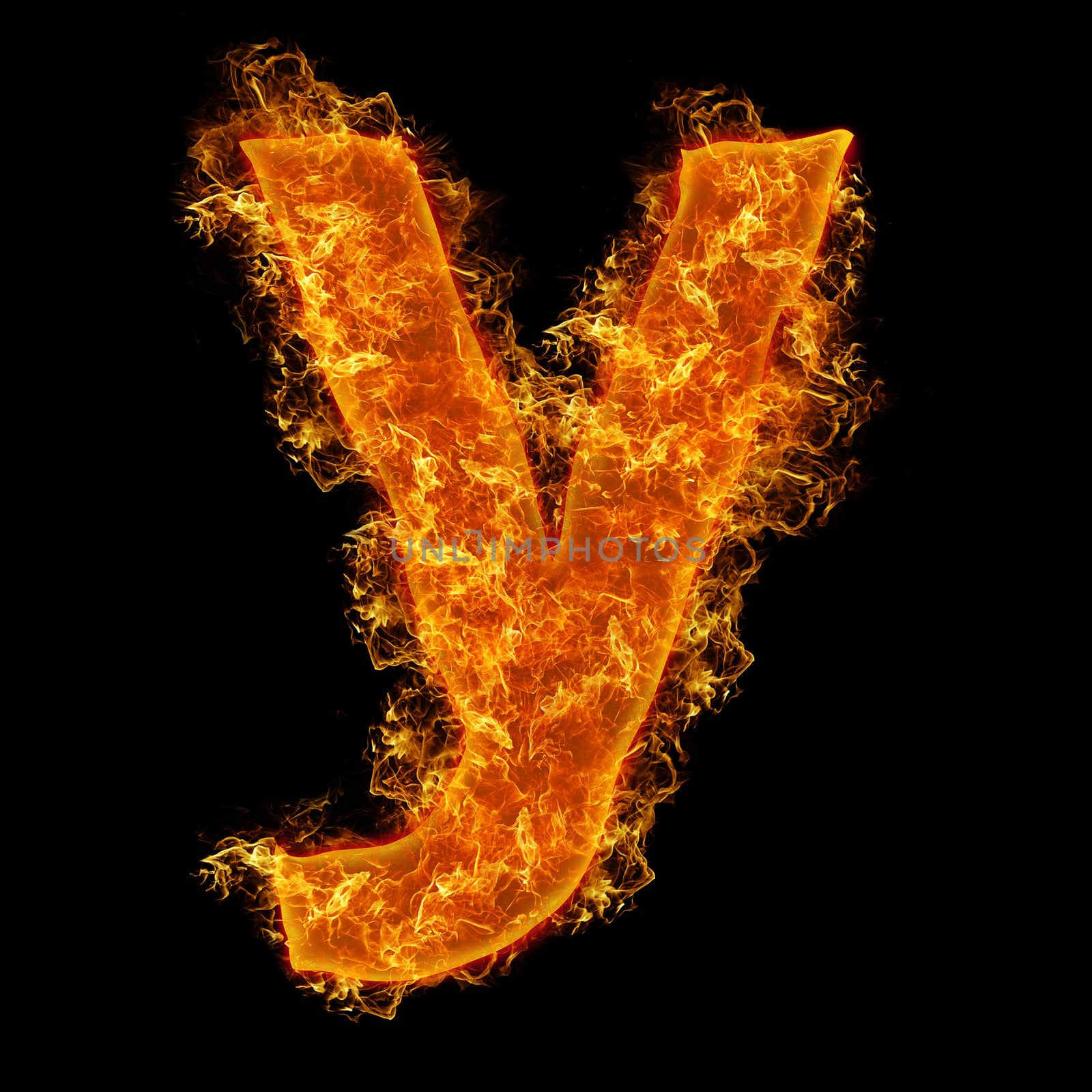 Fire small letter Y by rusak