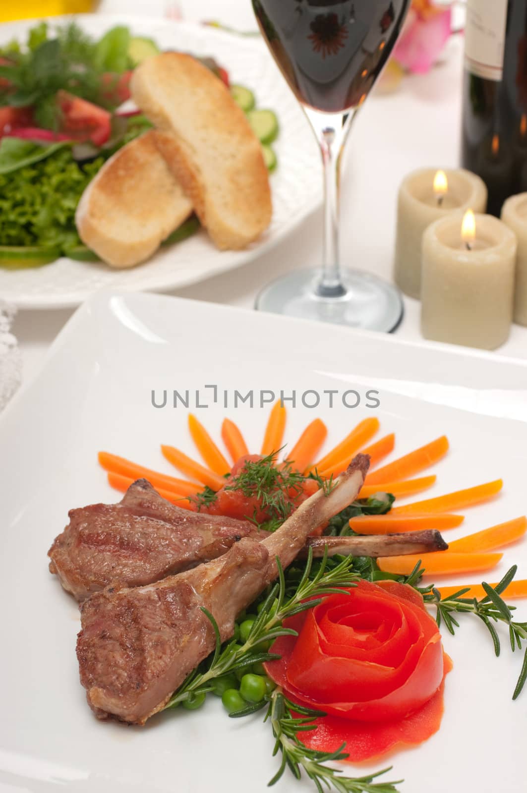 Lamb Chops and Wine by BVDC