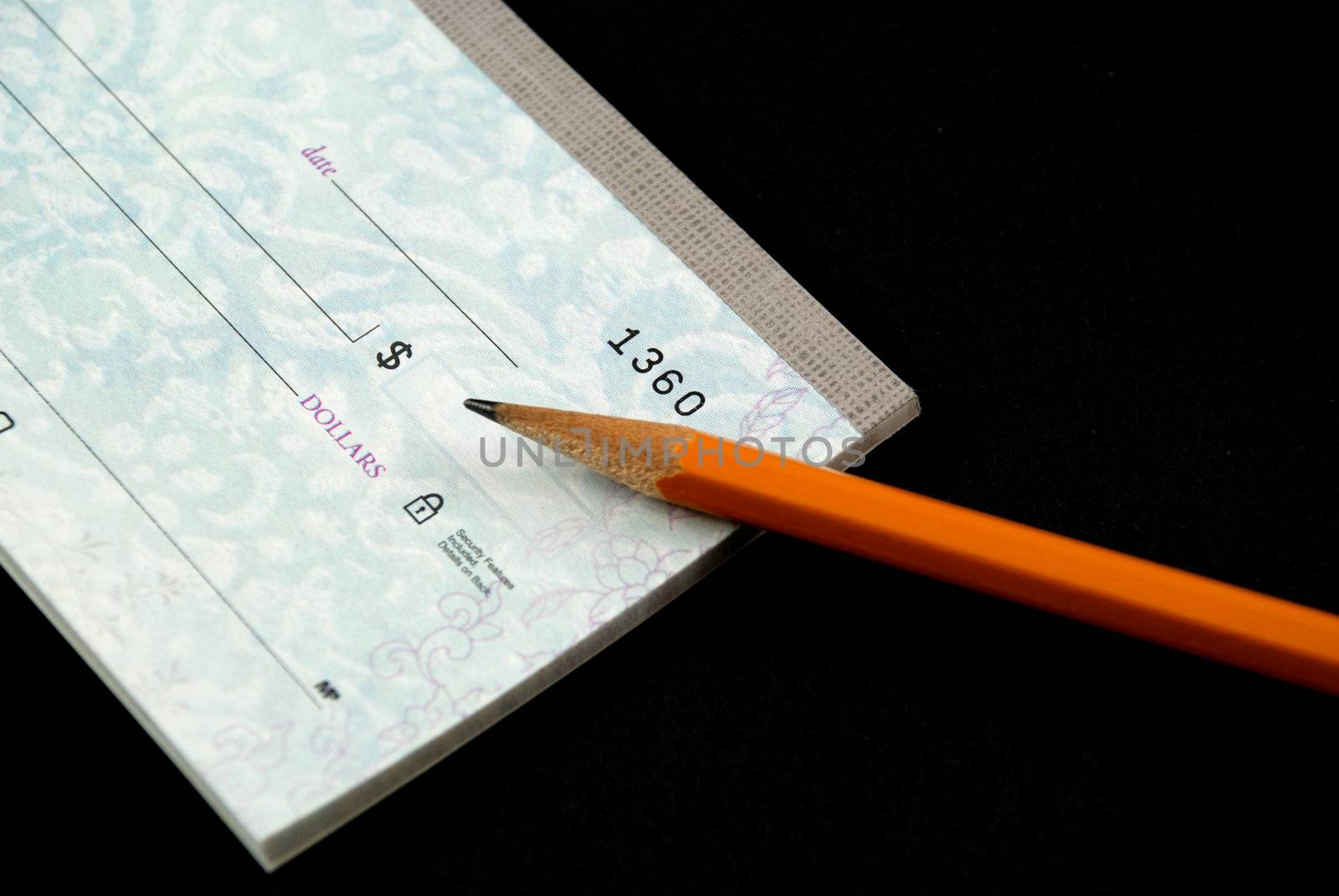 Stock pictures of checks used as a form of payment