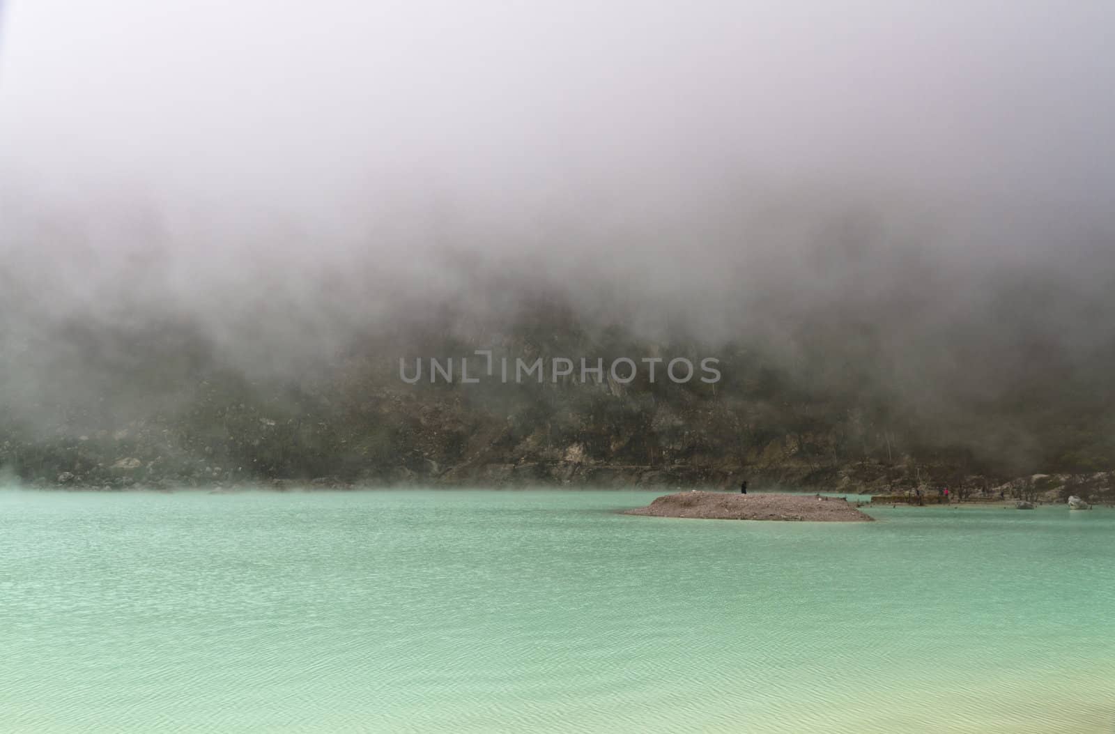 Fog and Lake Surface by azamshah72