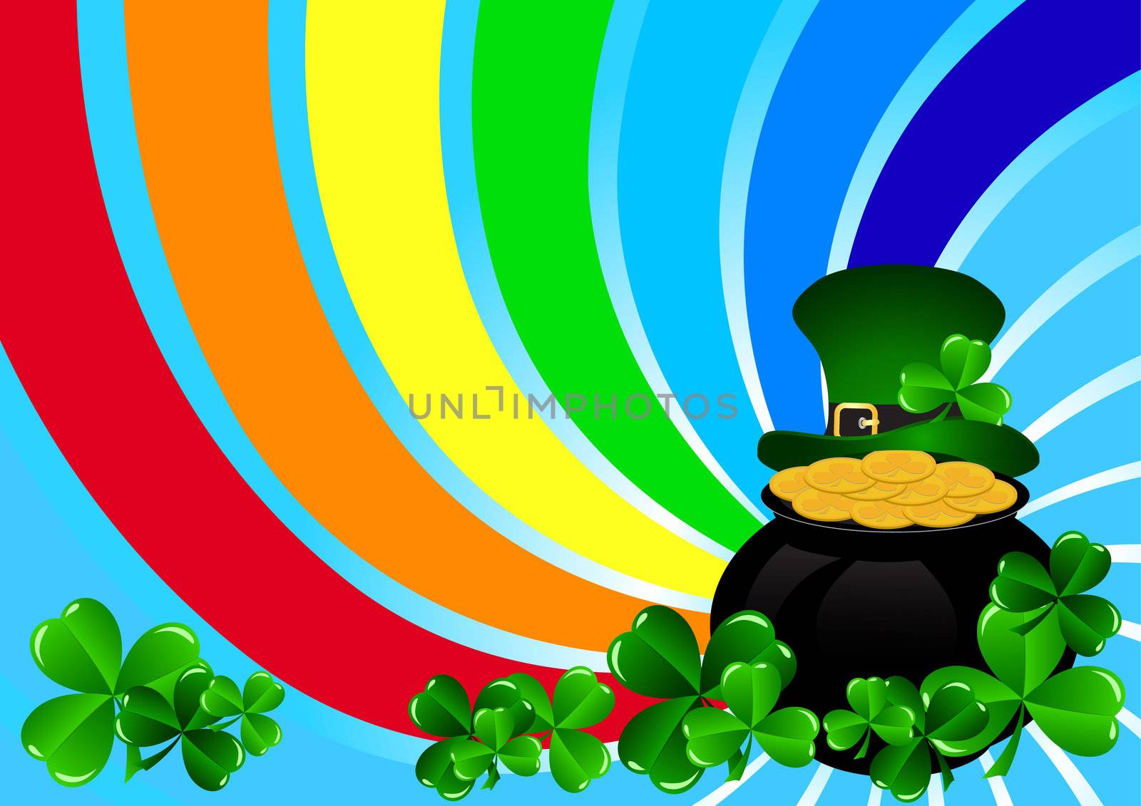 Greeting Cards St Patrick Day vector illustration