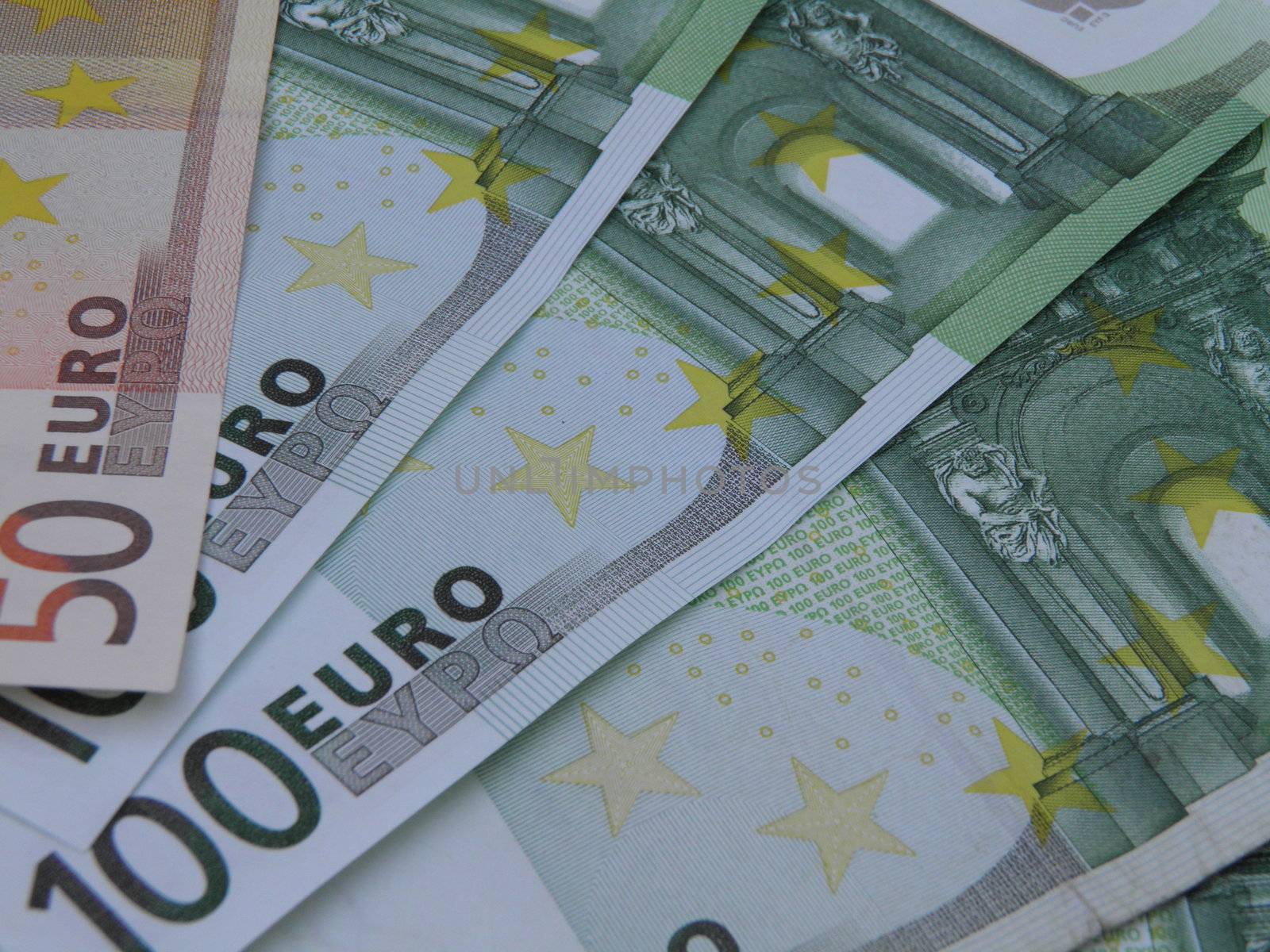 Euro (legal tender of the European Union) banknotes 