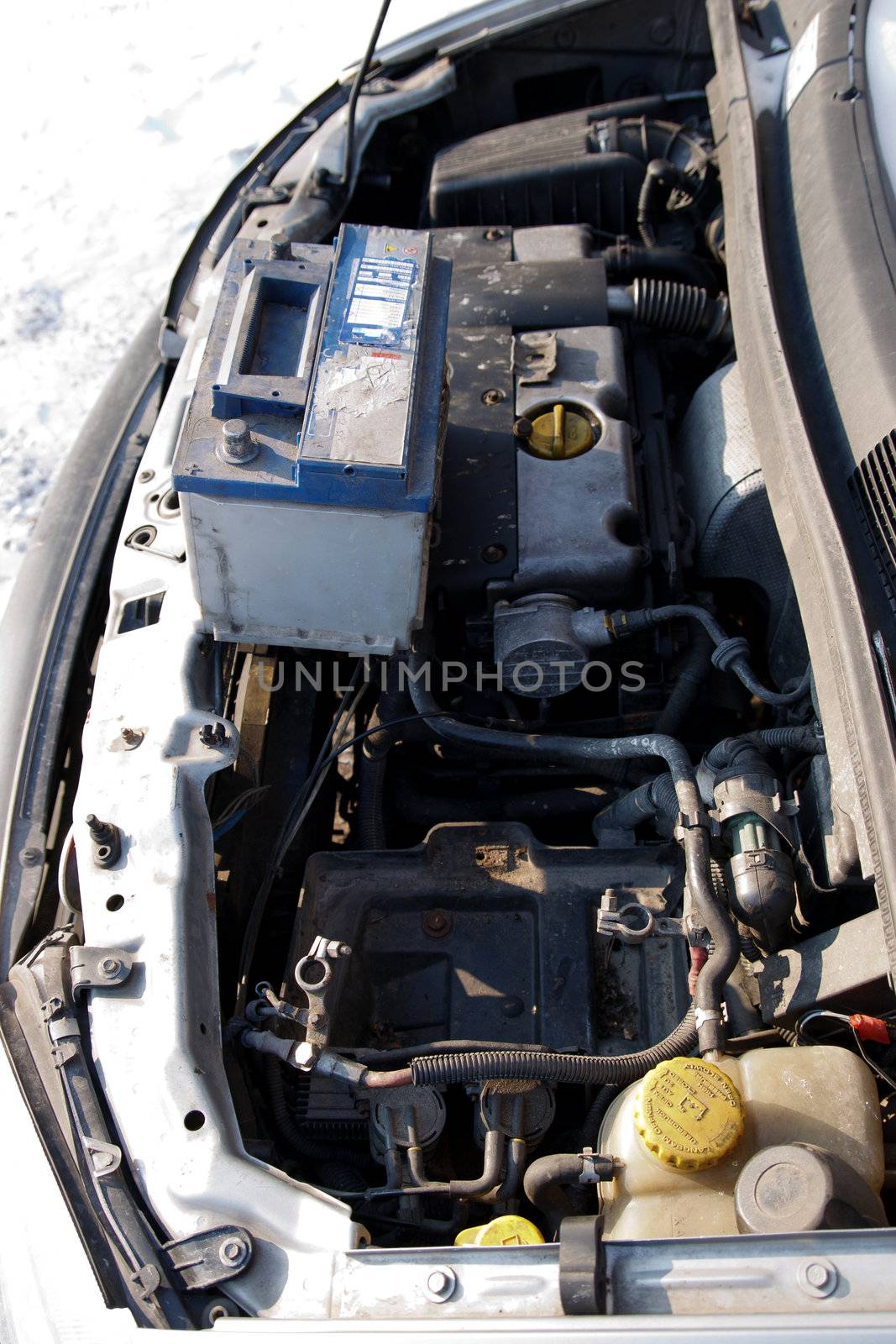old diesel engine don't work in cold winter day 