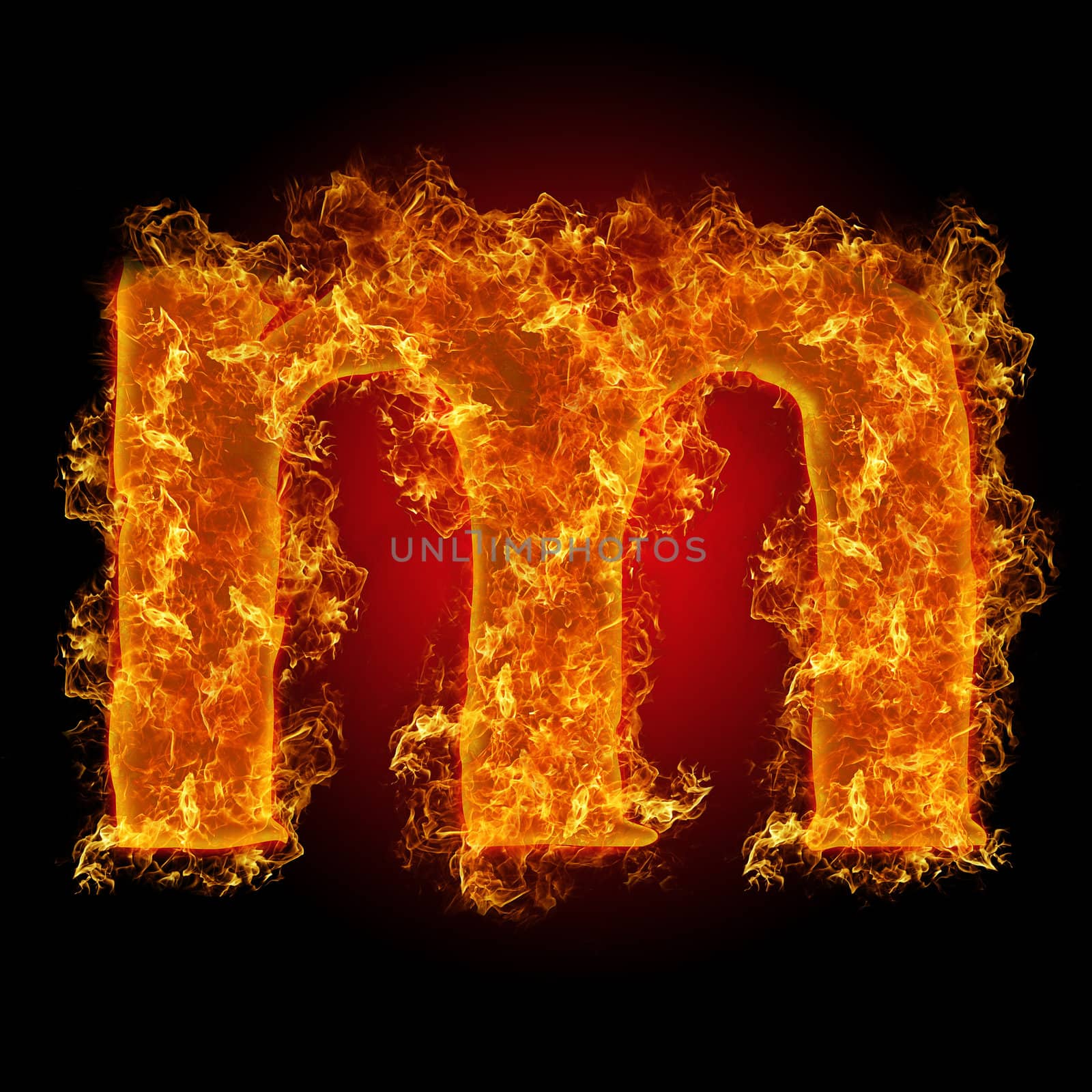 Fire small letter M by rusak