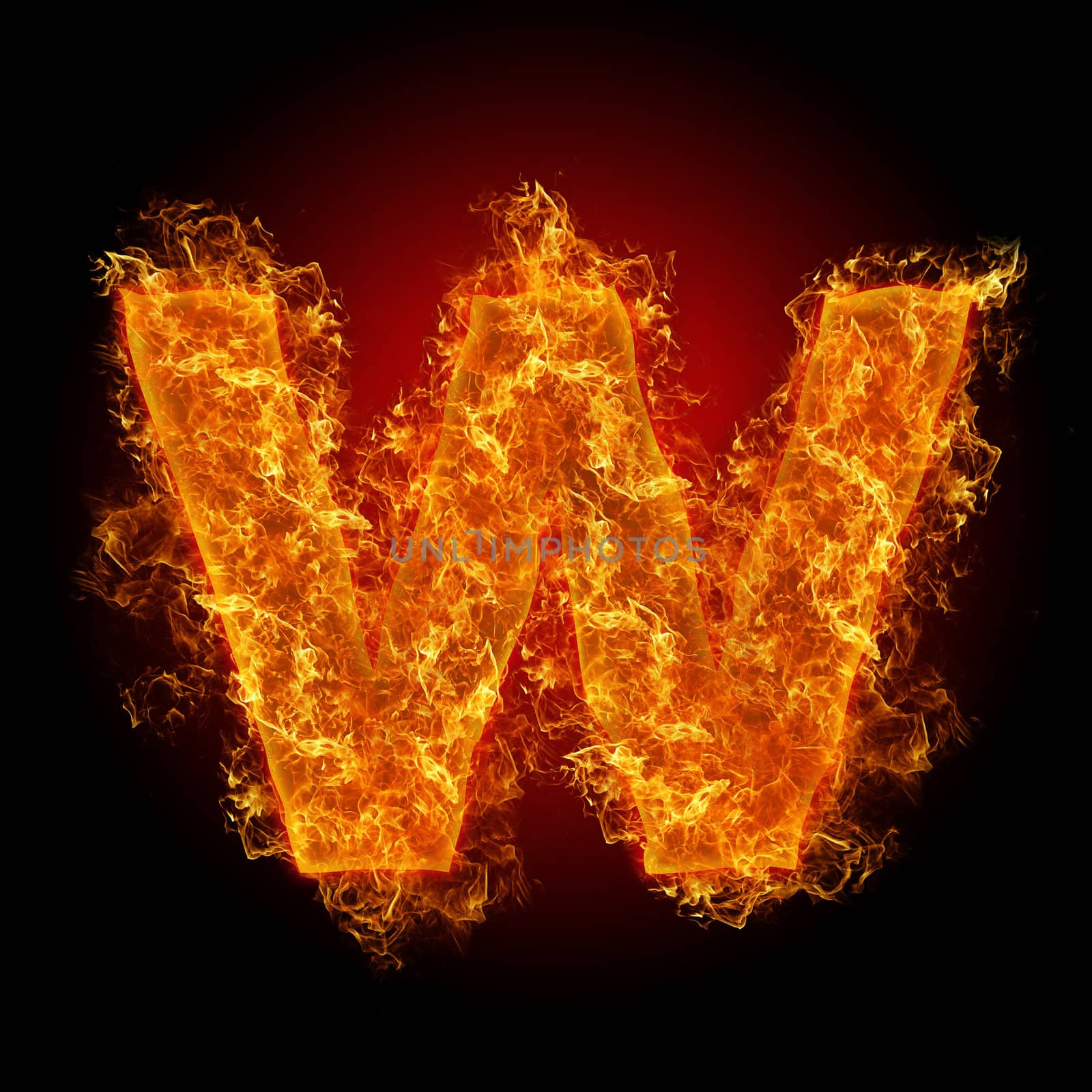 Fire small letter W by rusak