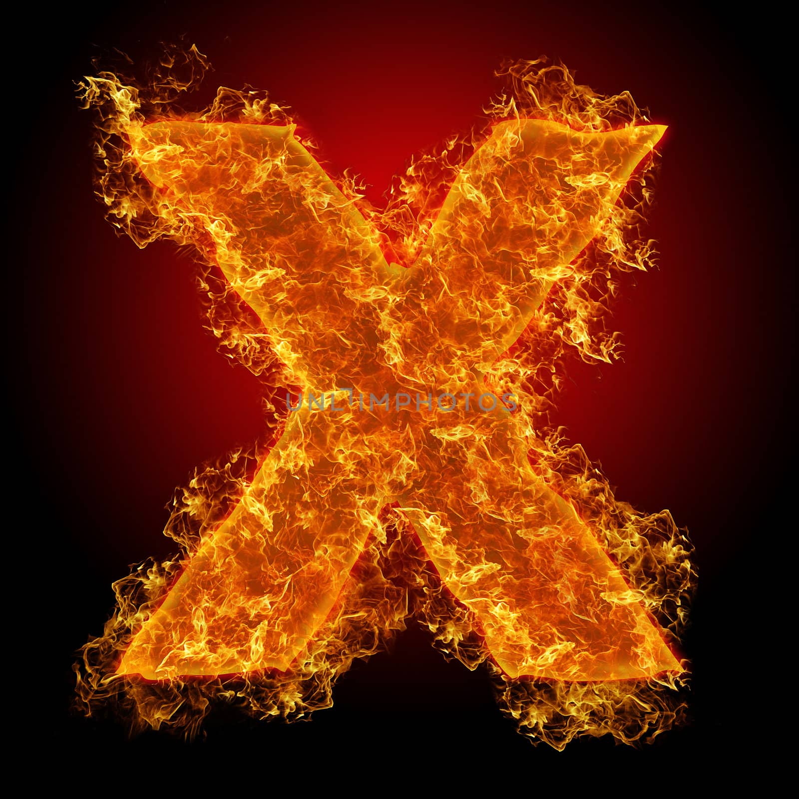 Fire small letter X by rusak