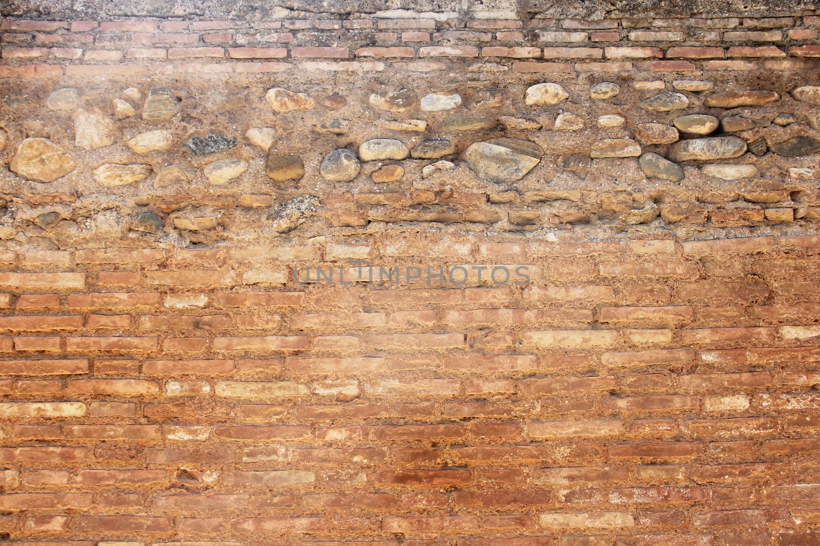 old brick wall texture close up