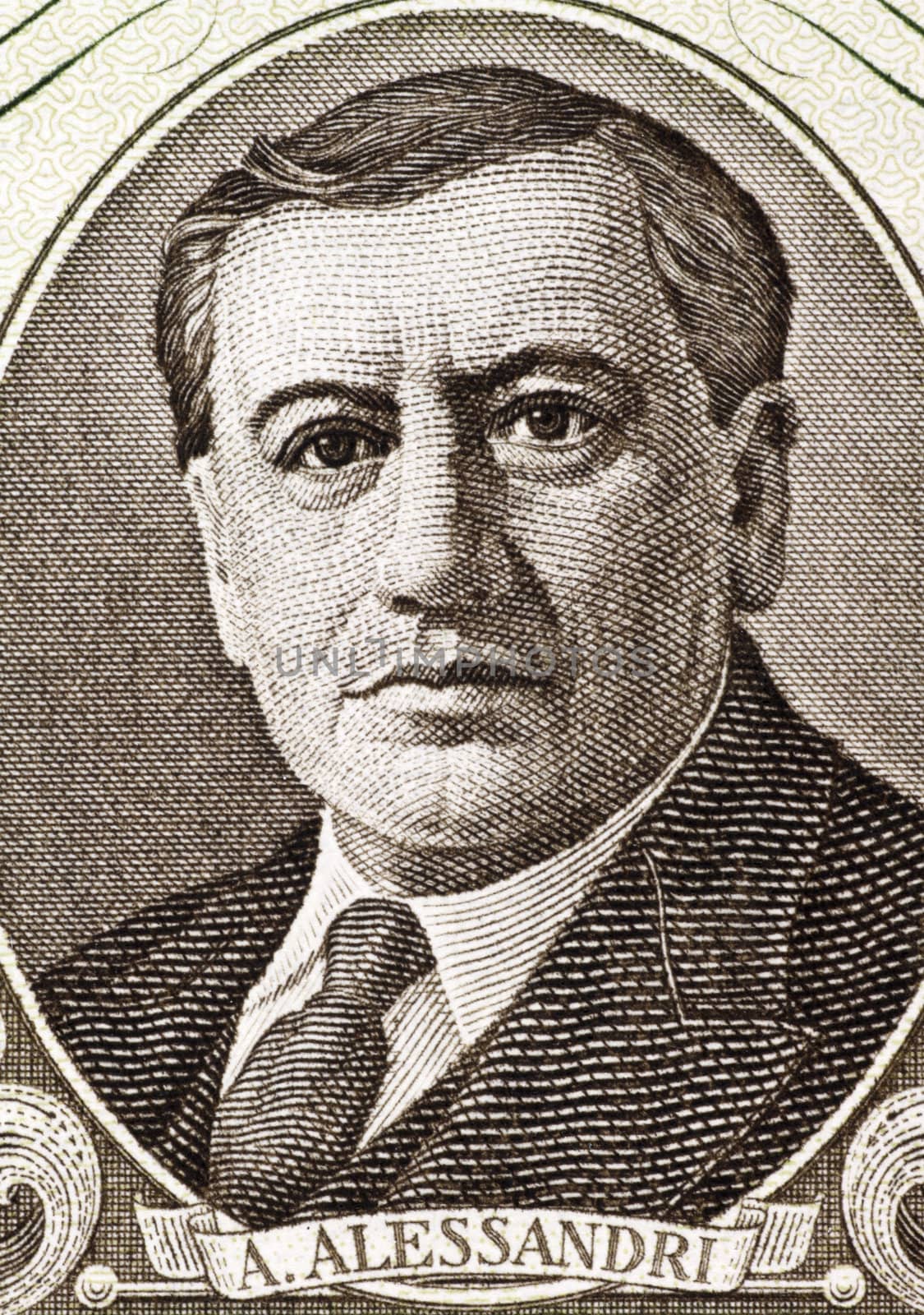 Arturo Alessandri (1868-1950) on 50 Escudos 1964 Banknote from Chile. Chilean politician who served twice as the President of Chile.