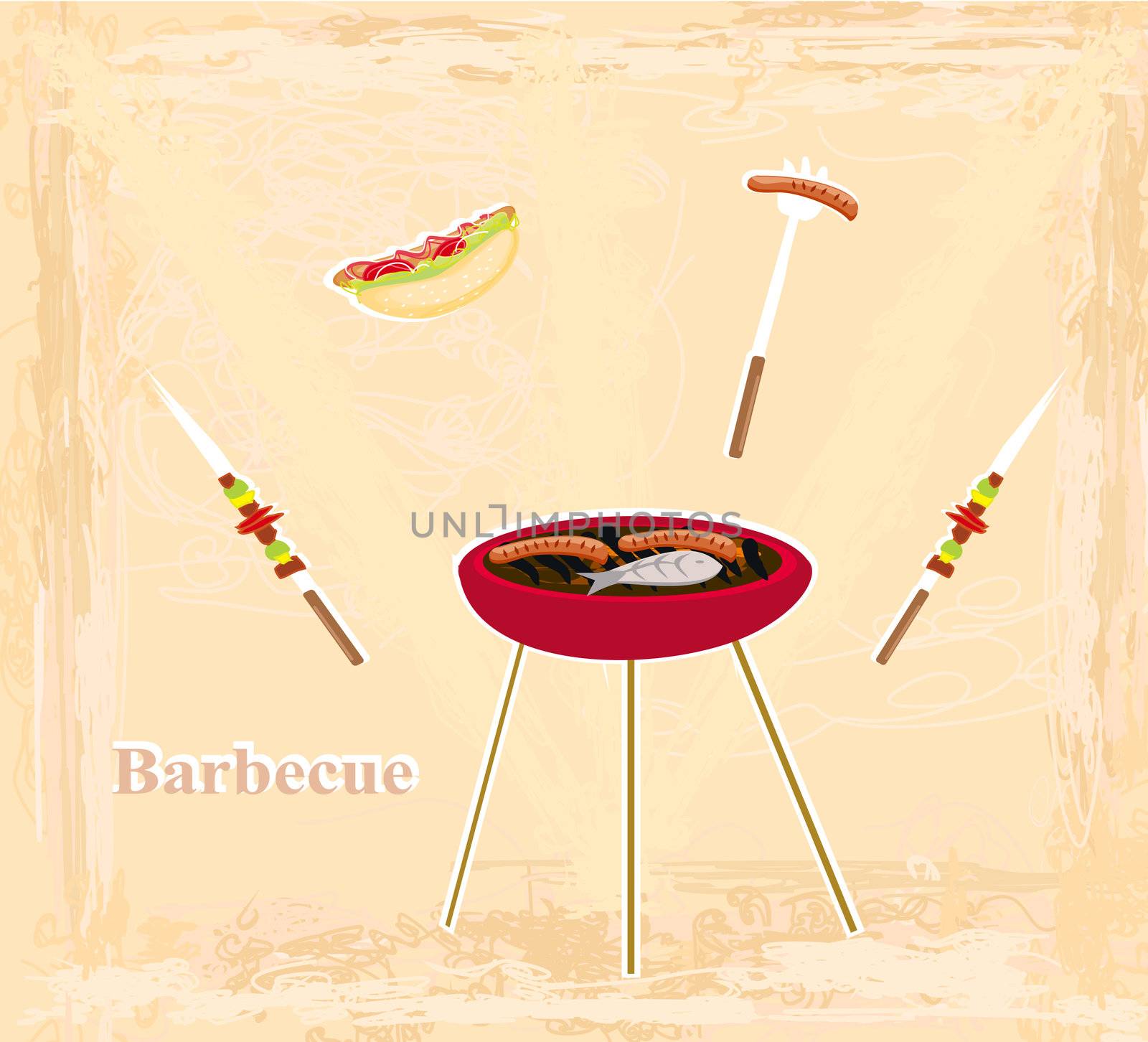 Barbecue Party Invitation by JackyBrown