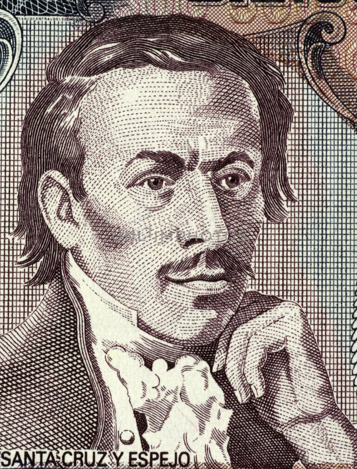 Eugenio Espejo (1747-1795) on 500 Sucres 1988 Banknote from Ecuador. Medical pioneer, writer and lawyer of mestizo origin in colonial Ecuador.