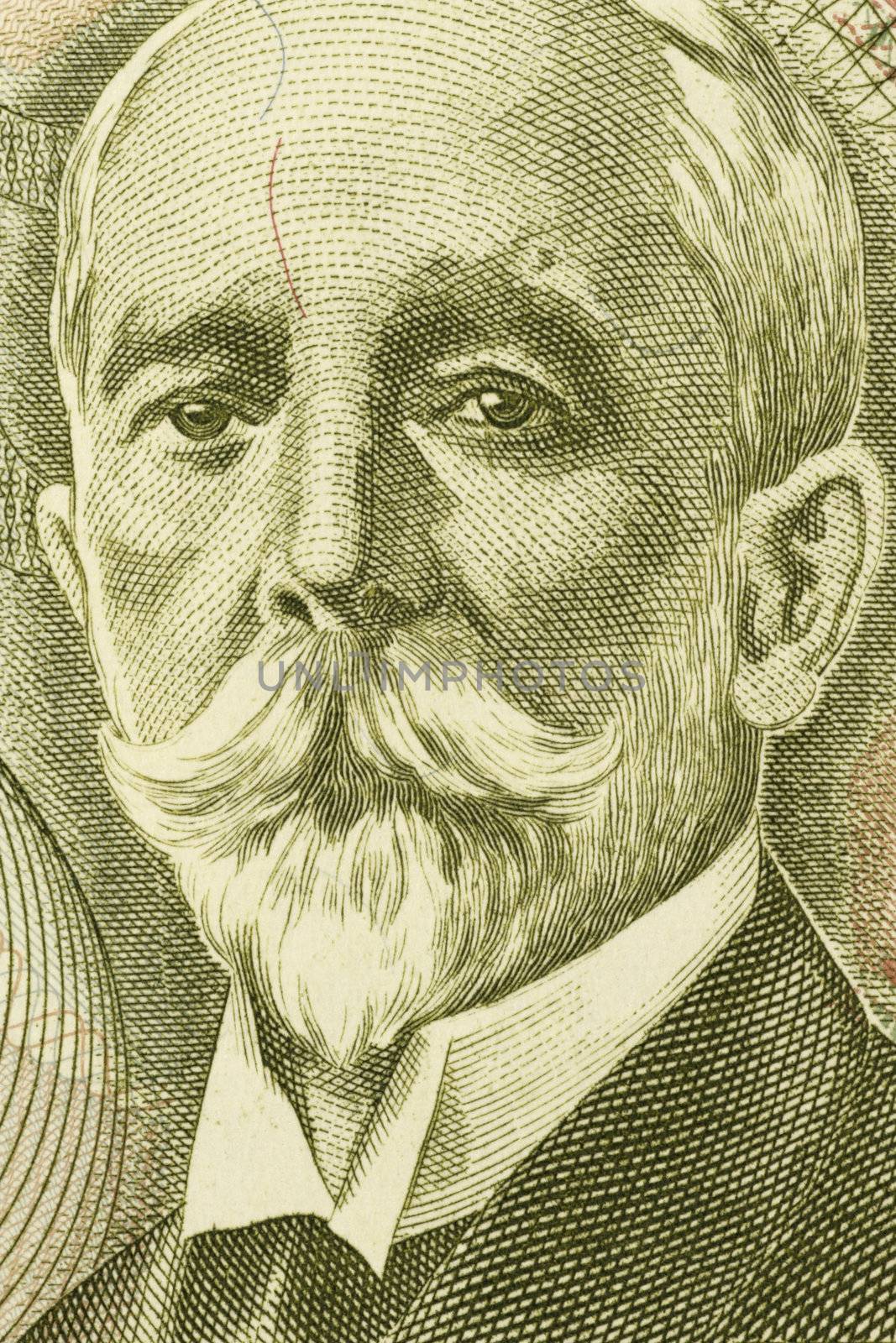 Gaspar Ortuno y Ors on 50 Colones 1993 Banknote from Costa Rica.