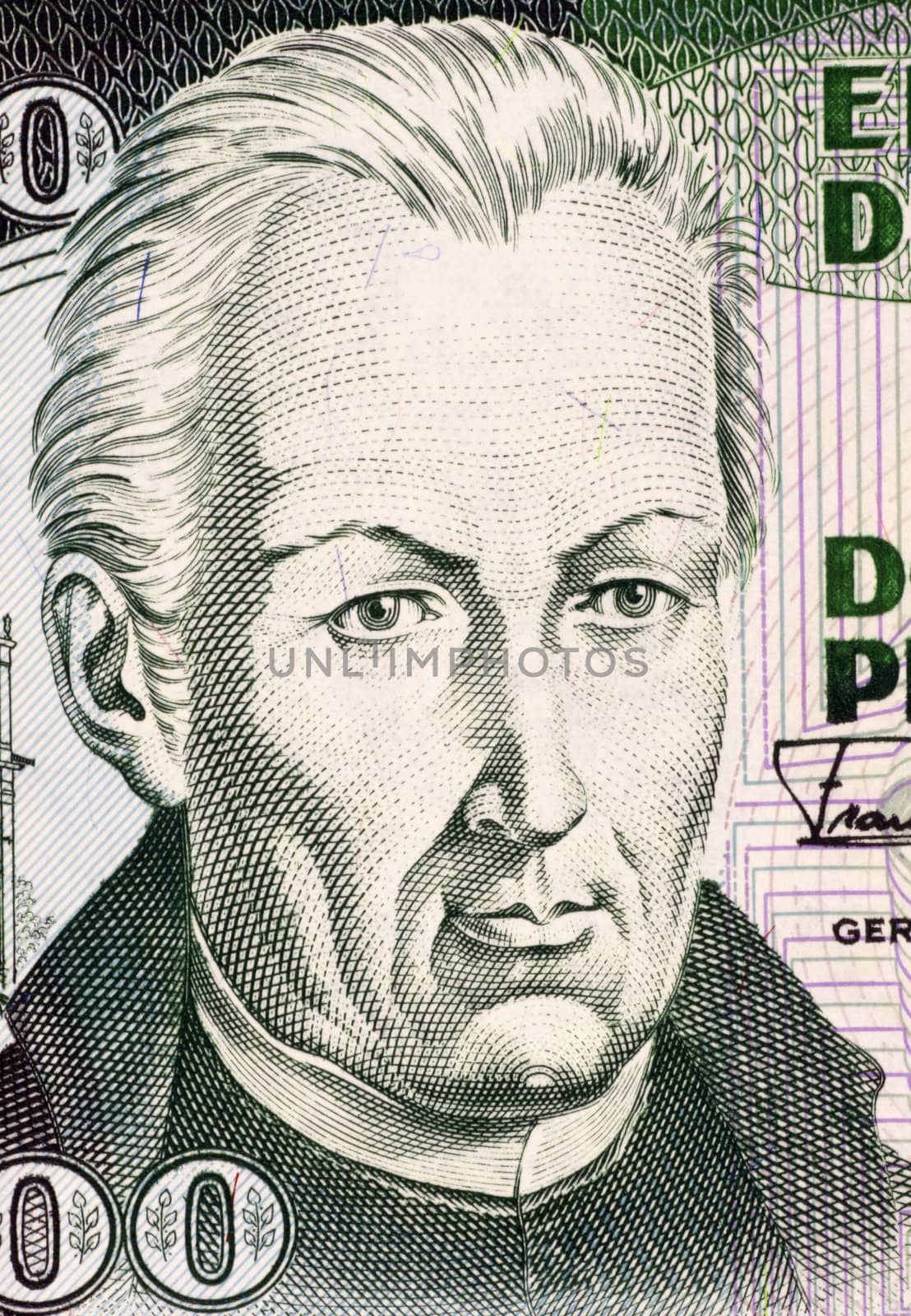 Jose Celestino Mutis (1732-1808) on 200 Pesos Oro 1992 Banknote from Colombia. Spanish botanist and mathematician.