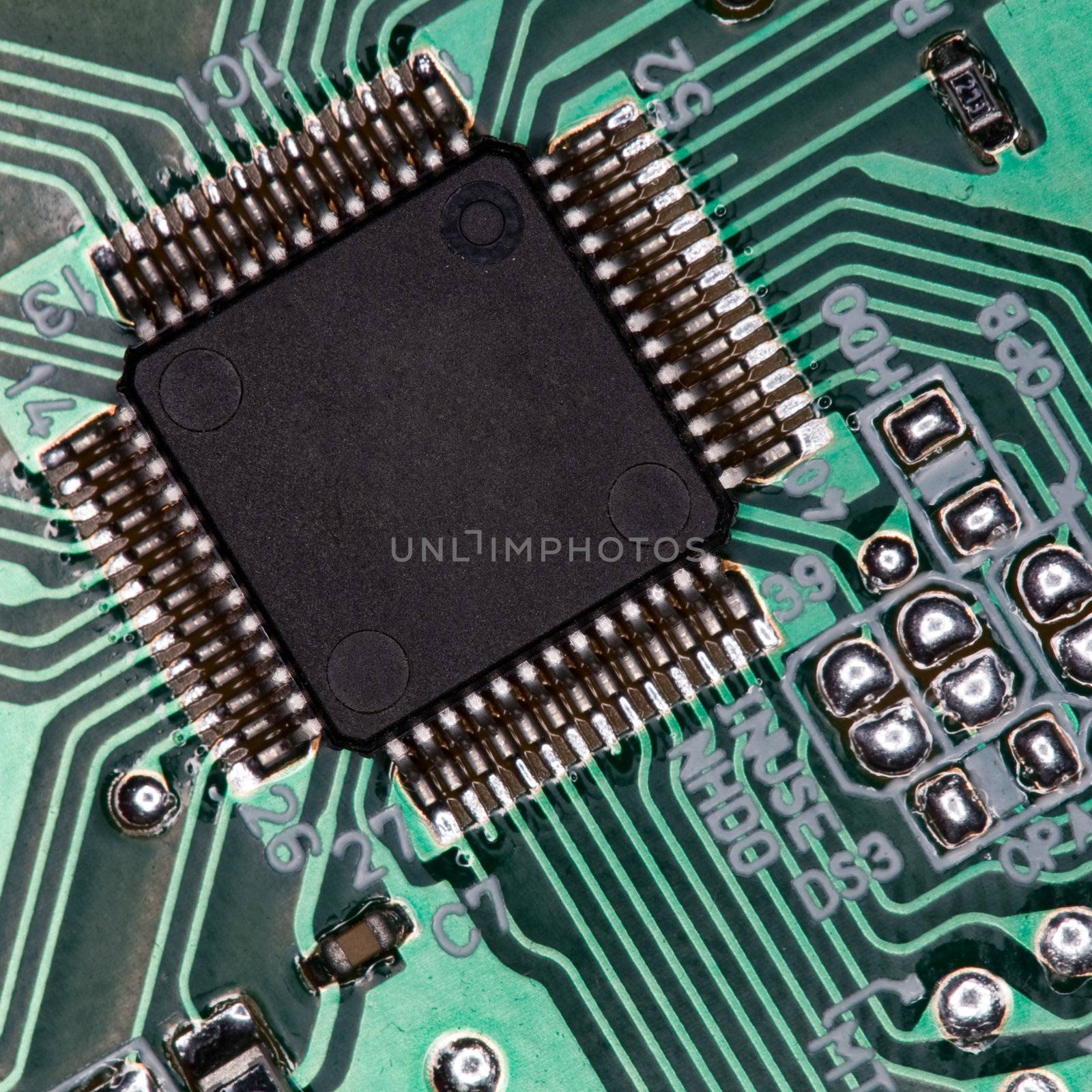 Stock photo:computer theme:an image of processor