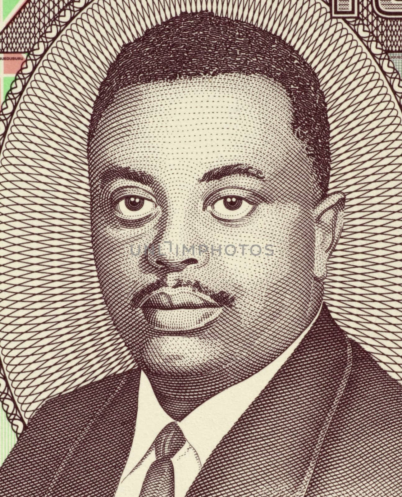 Prince Louis Rwagasore (1932-1961) on 100 Francs 2010 Banknote from Burundi. Burundi's national and independence hero.