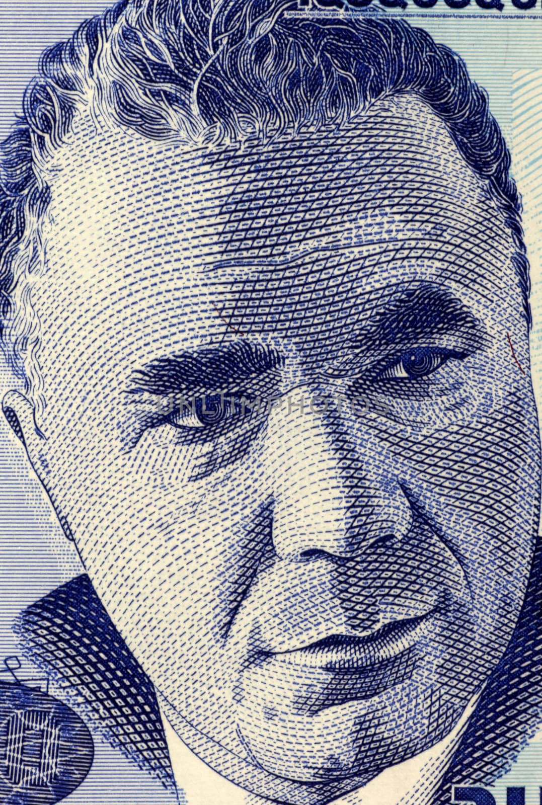 Viktor Hambardzumyan (1908-1996) on 100 Dram 1998 Banknote from Armenia. Soviet Armenian scientist and one of the founders of theoretical astrophysics.