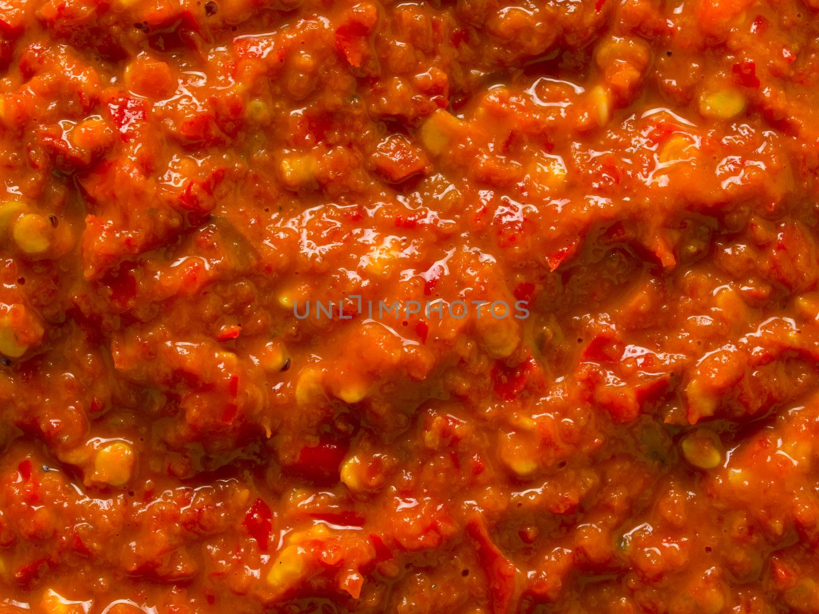 close up of fermented shrimp paste food background