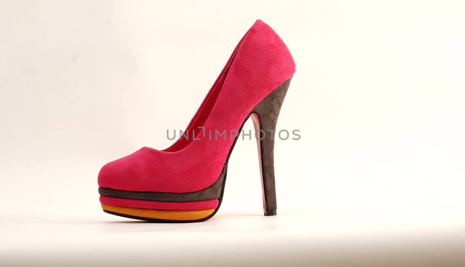 pink  high heel women shoes