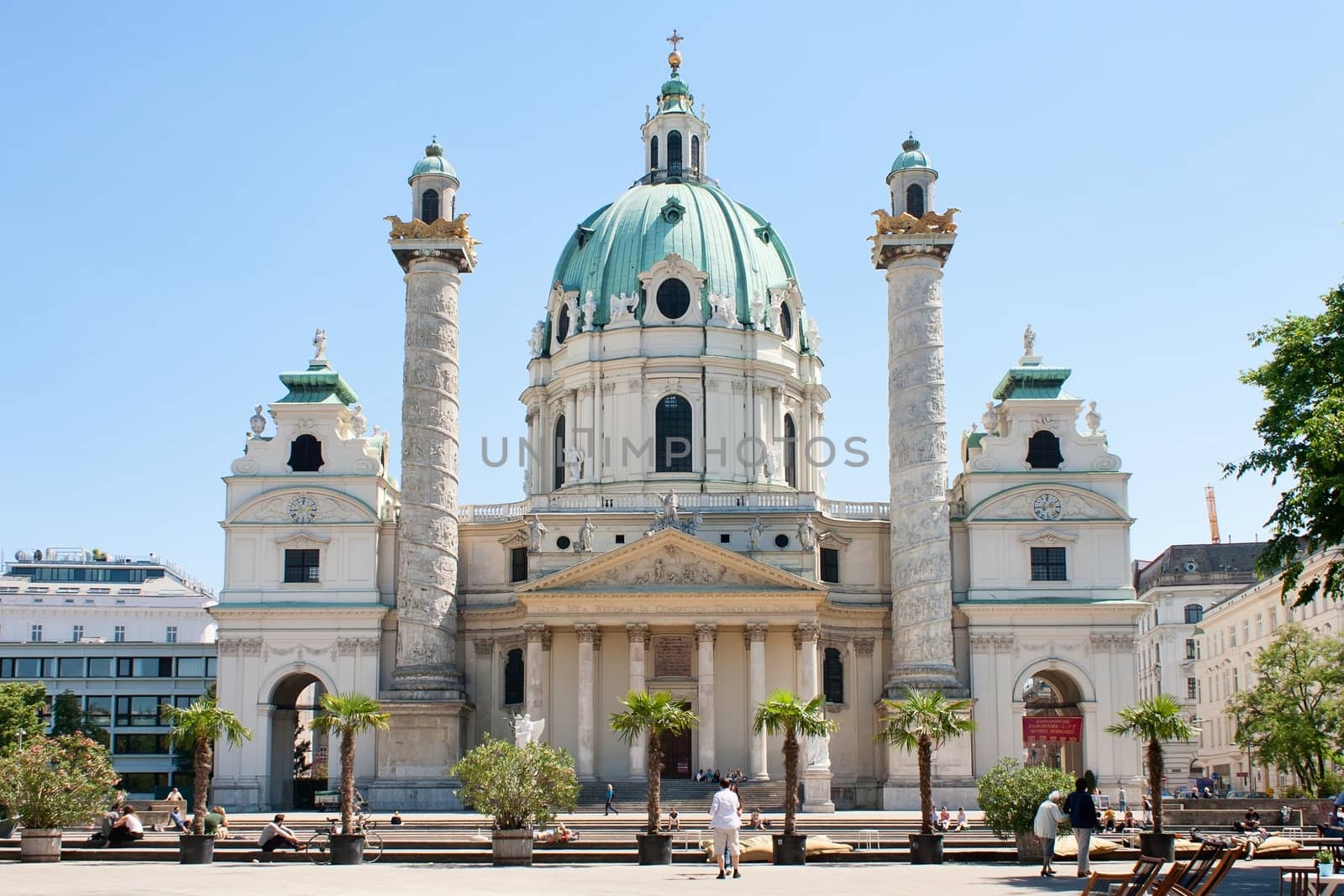 The Karlskirche (St. Charles's Church), Vienna (Wein)