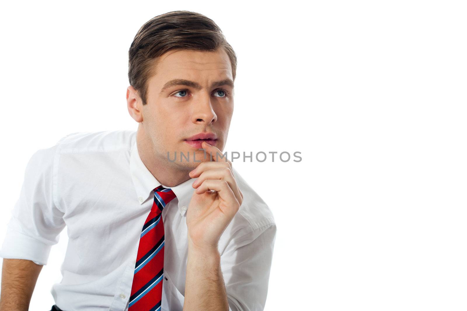 Thoughful business person by stockyimages