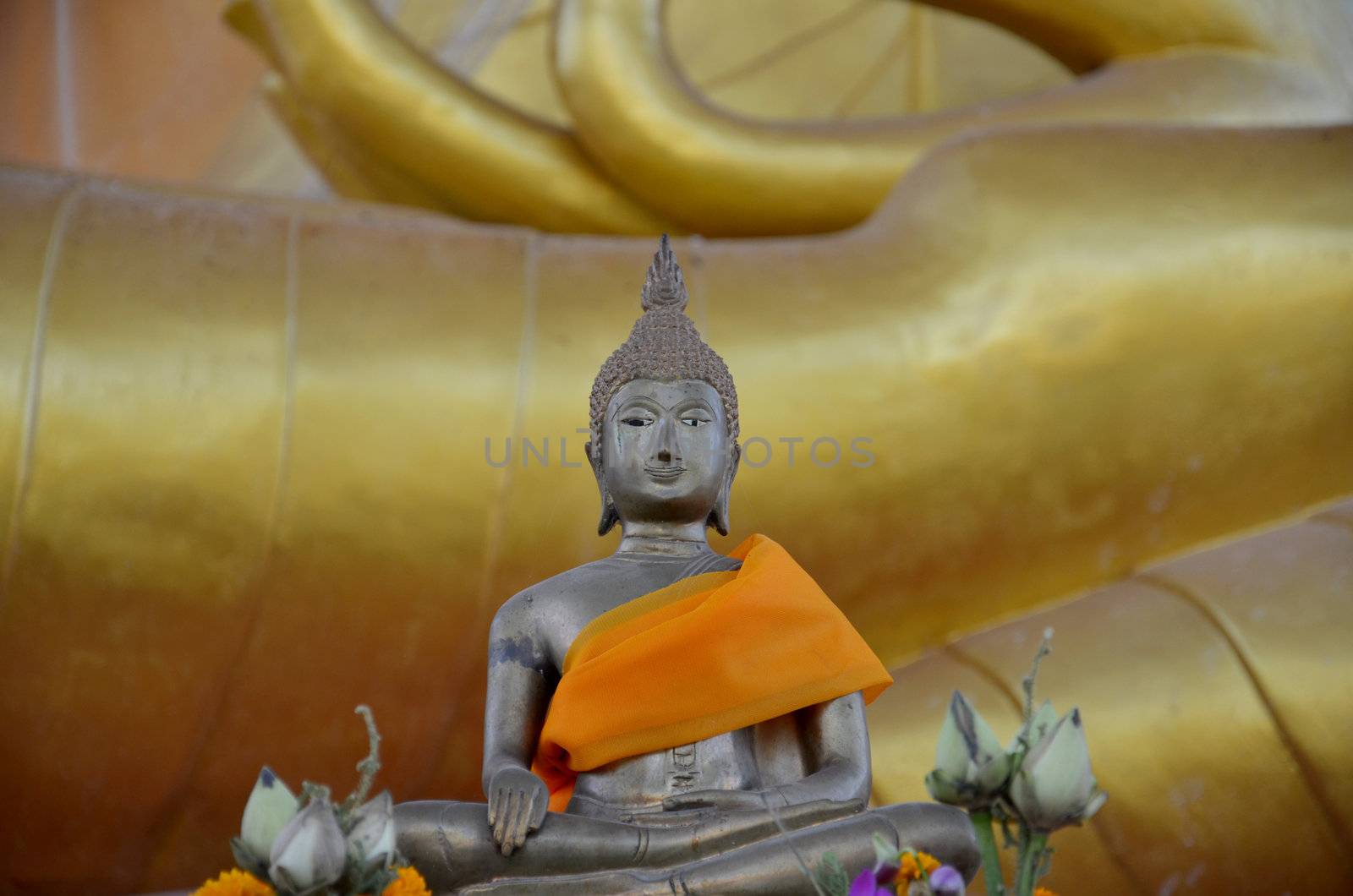 Buddha image in church of northeast , Thailand 